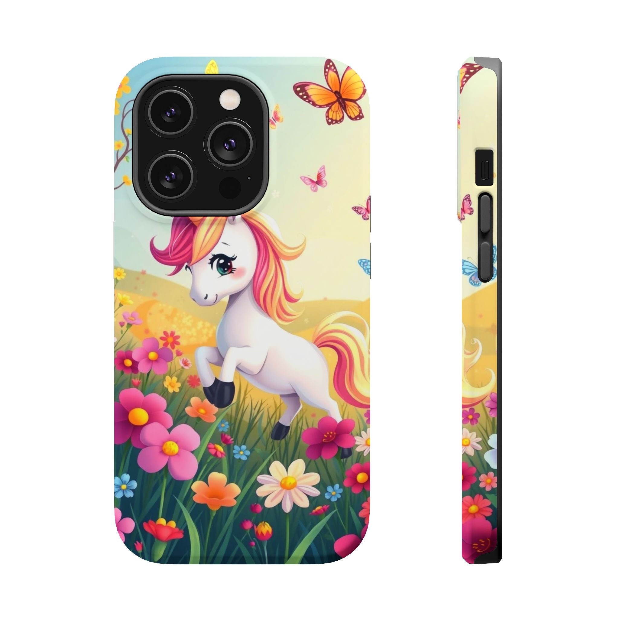 iPhone Magical Meadow Unicorn Kids Fun iPhone Phone Case Gift Slim · iPhone Case