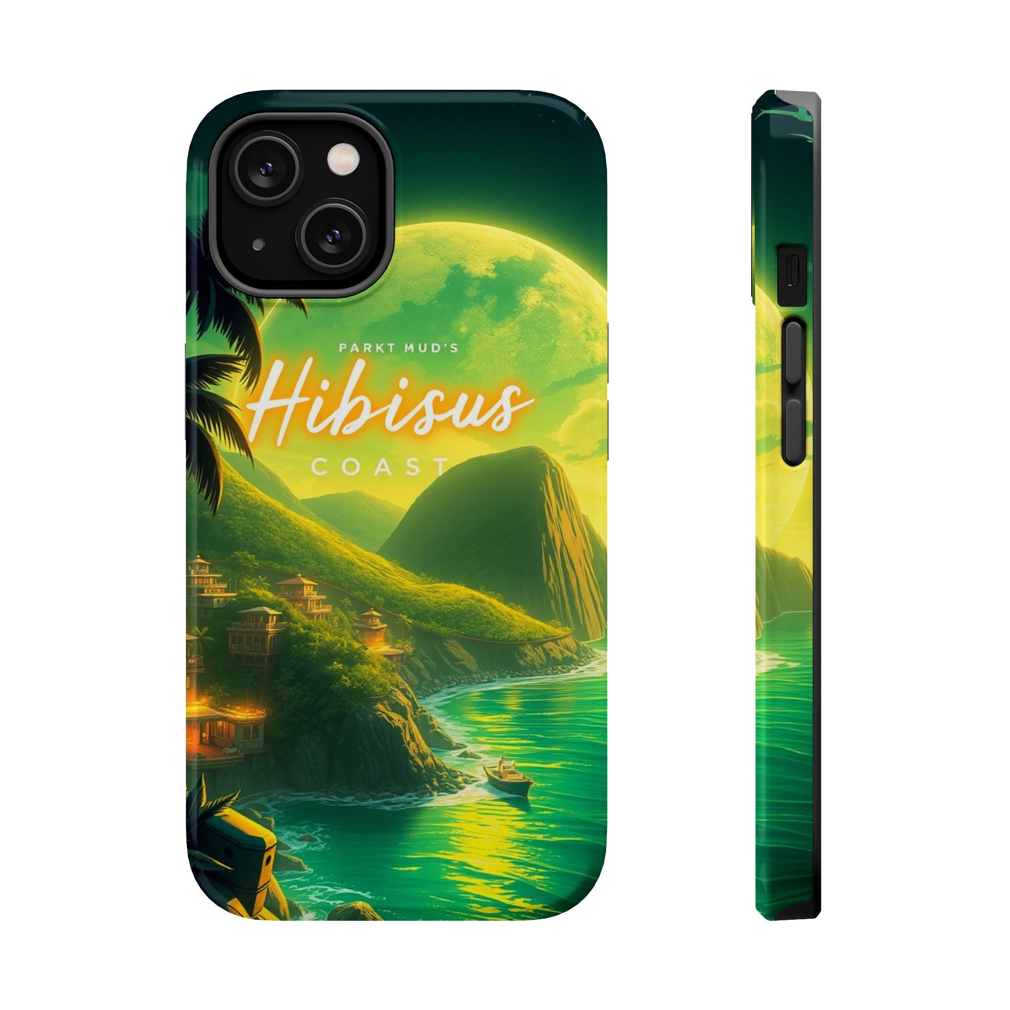iPhone Dreamy Hibiscus Coast Design Slim Everyday Designer Case · iPhone Case