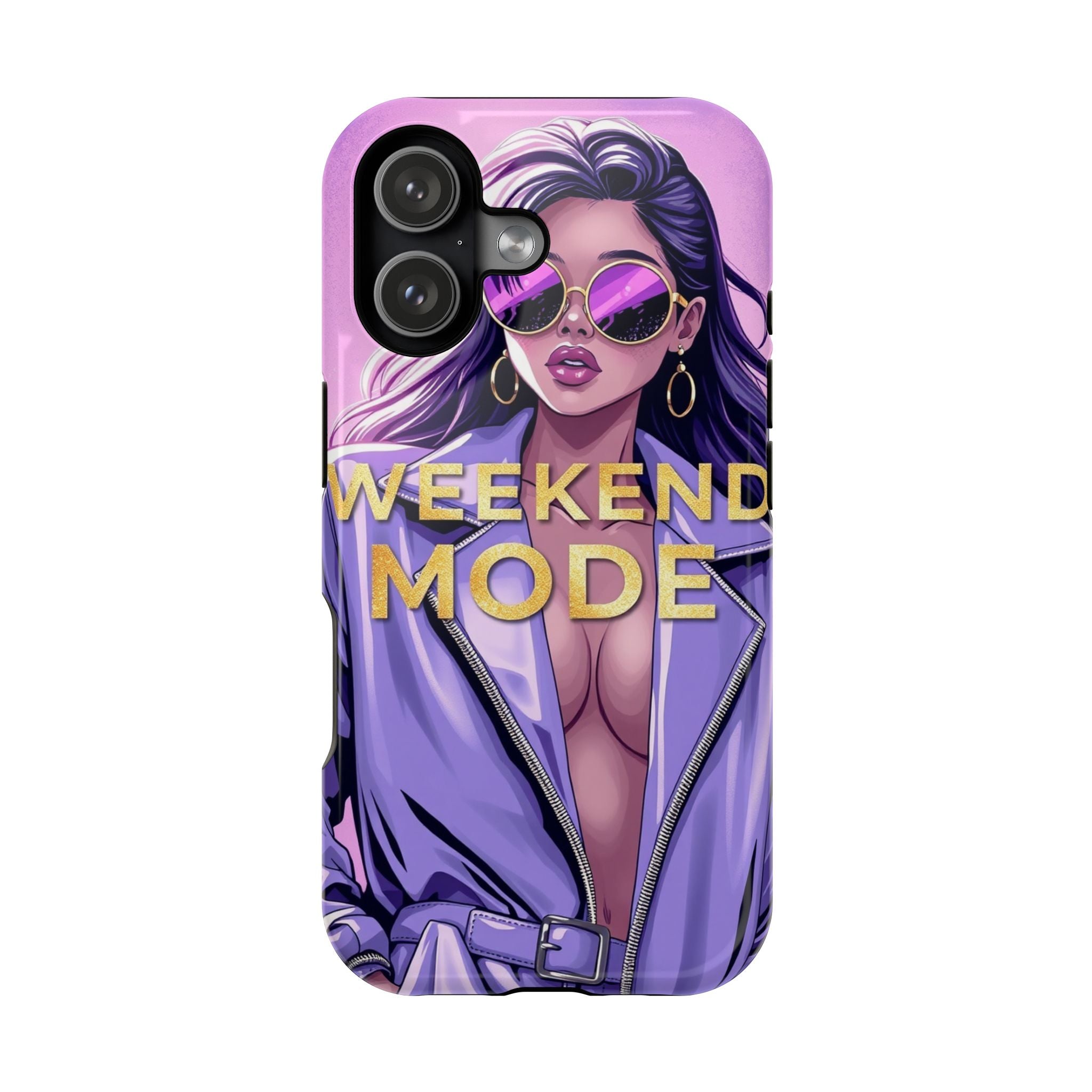 iPhone Lavender And Pearl Weekend Mode On Slim Everyday Designer Case · iPhone C