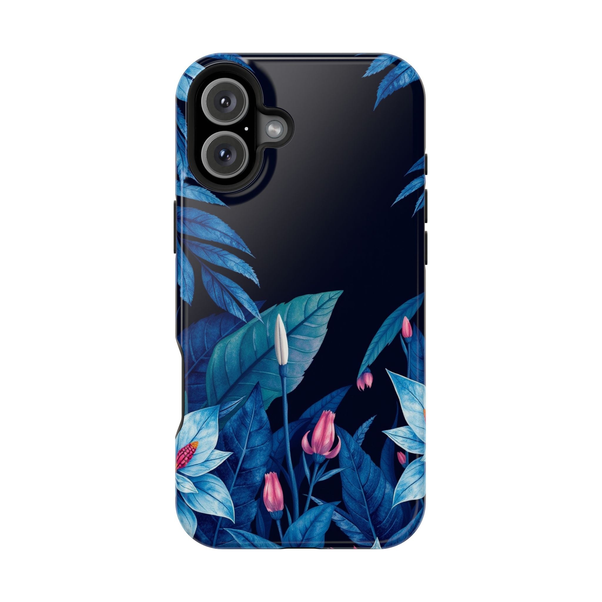 iPhone Serene Jungle Floral Design Clean Minimal Snap Cas Slim Snap Case · iPhon