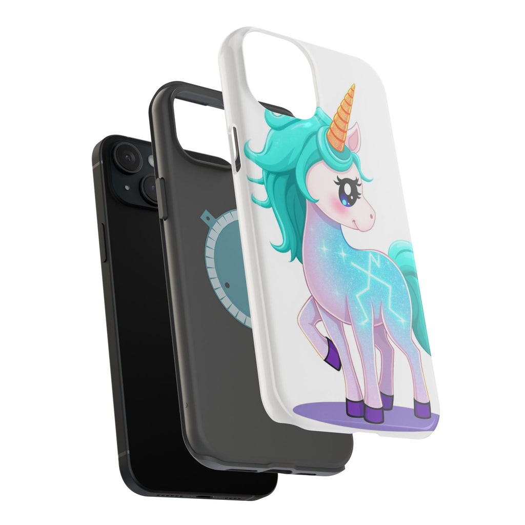 iPhone Turquoise Sparkle Unicorn Kids Fun iPhone Phone Case Gift · iPhone Case