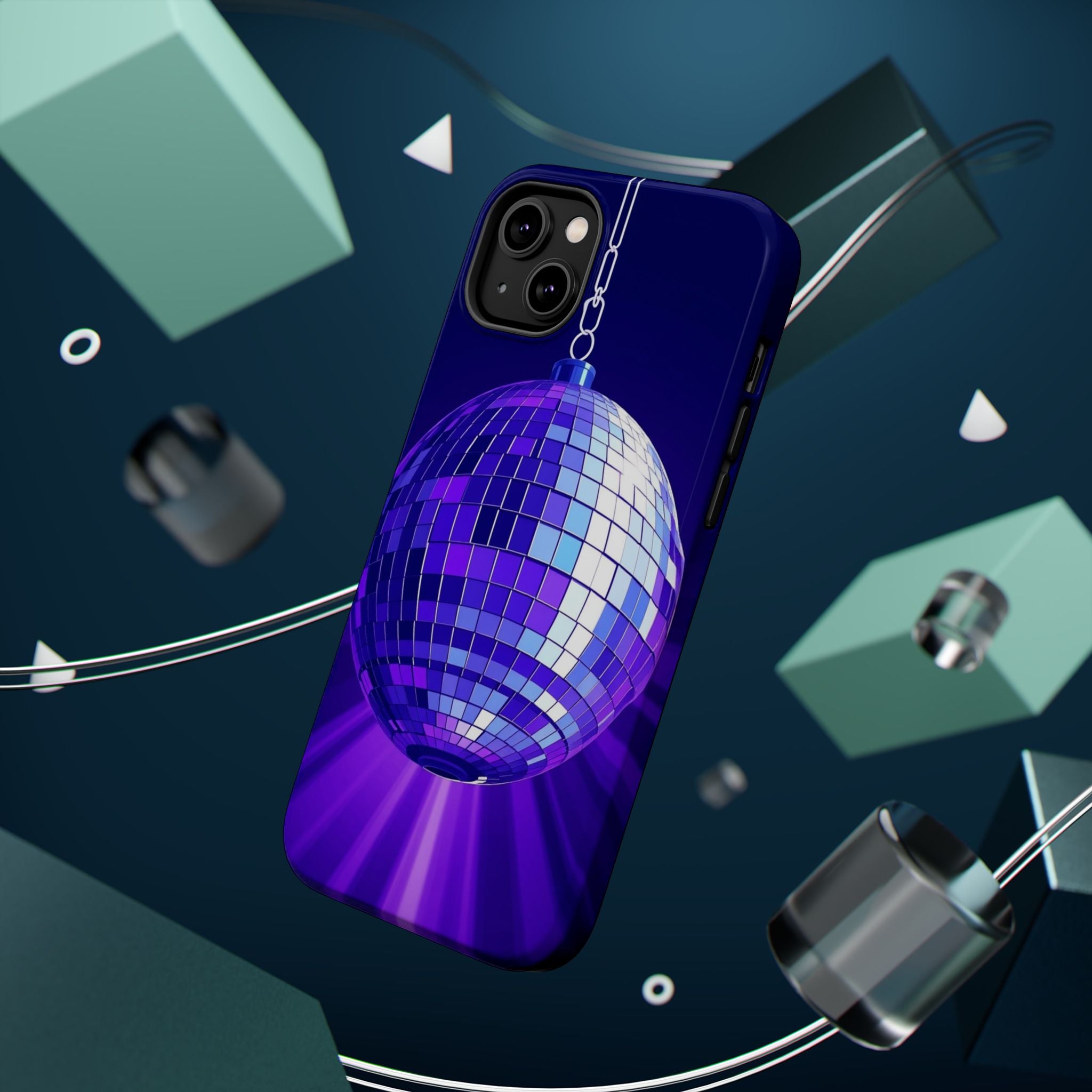 iPhone Disco Swirl Ball Pop Art Bold Slim Everyday Designer Case · iPhone Case