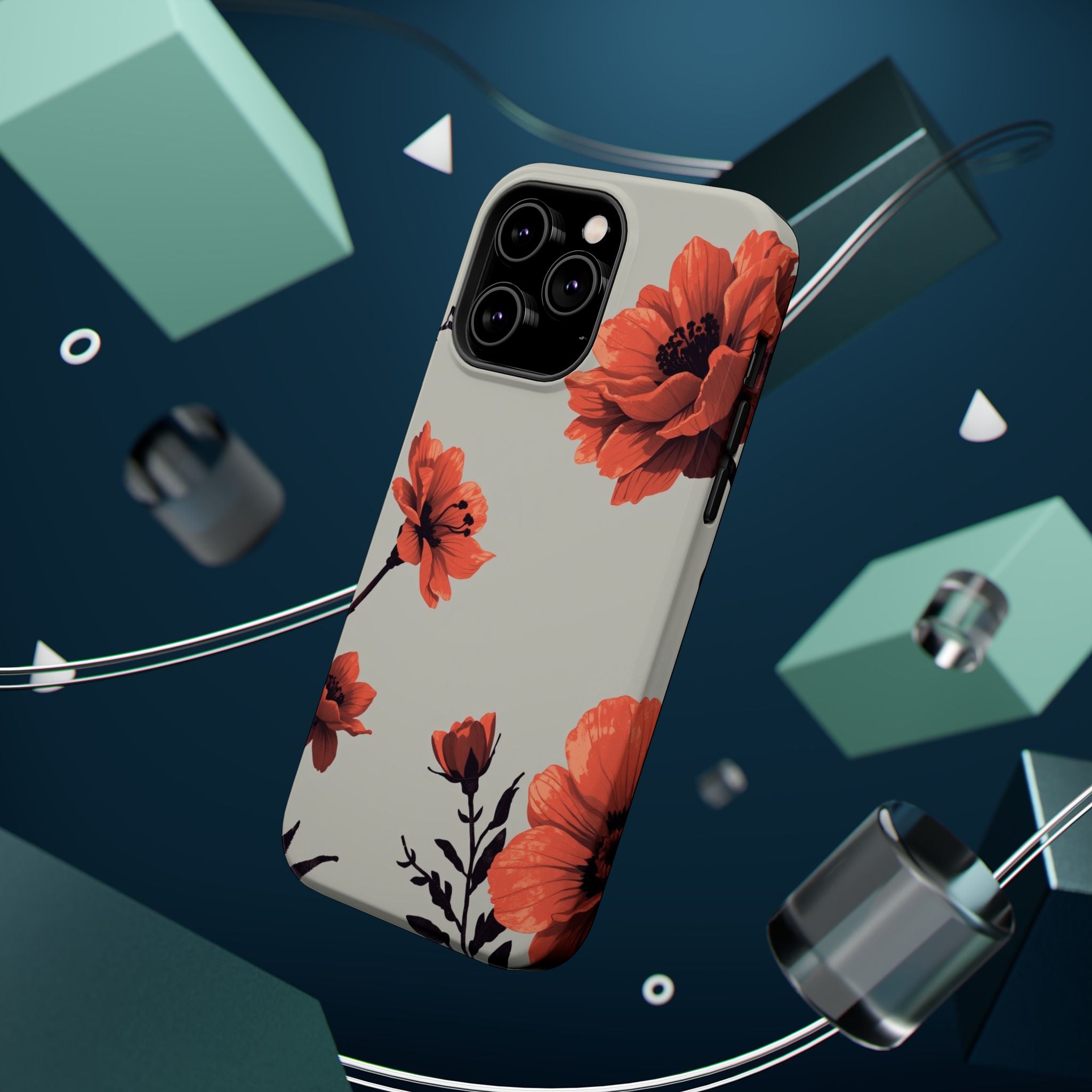 iPhone Dreamy Floral Ink Wash Design Slim Everyday iPhone 13 Designer · iPhone C