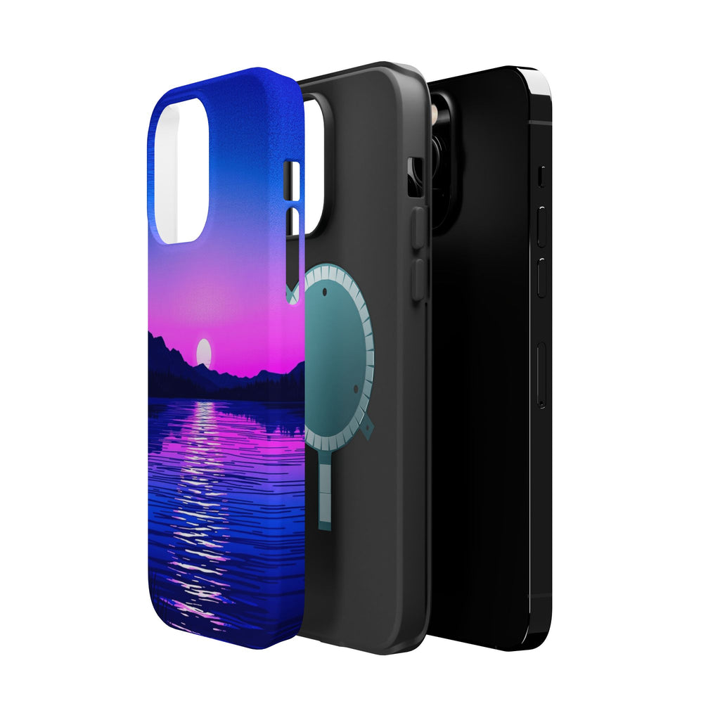 iPhone Indigo And Violet Lake at Twilight Slim iPhone Everyday Designer · iPhone