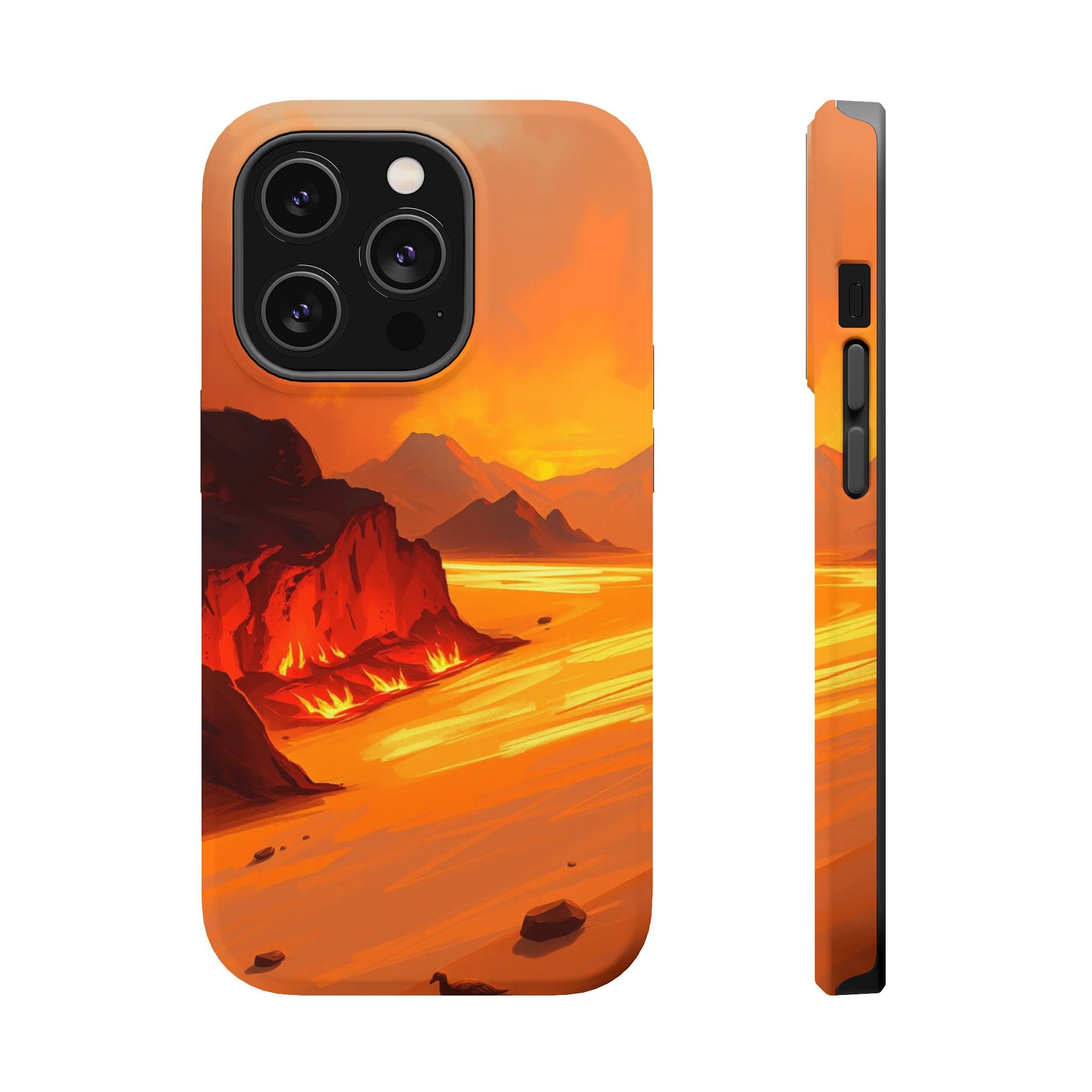 iPhone Burnt Orange And Sand Wildfire Glow Slim iPhone Everyday · iPhone Case