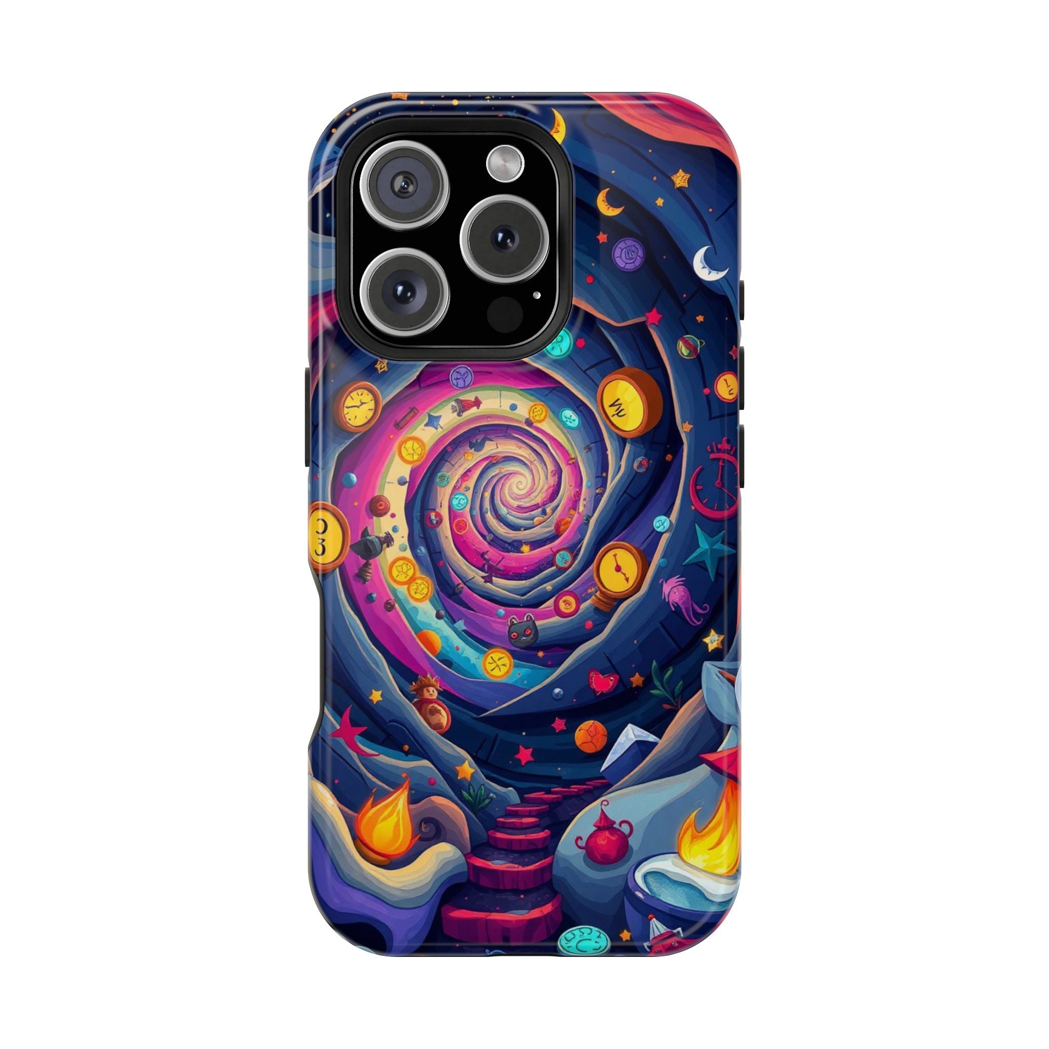 iPhone Time Portal Swirl Kids Fun iPhone Phone Case Gift Clean Minimal · iPhone