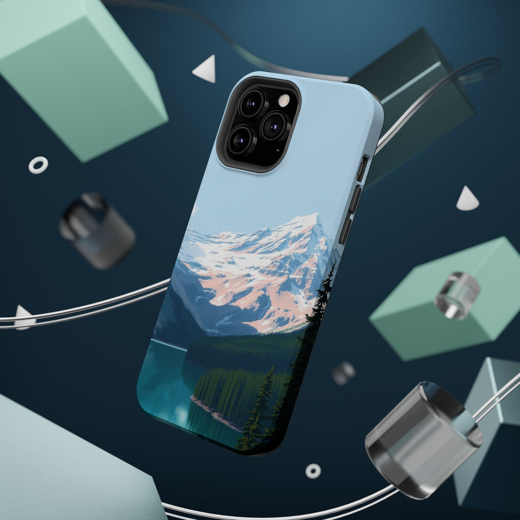 iPhone Serene Glacier Lake Design Bold Modern Everyday Snap Case · iPhone Case