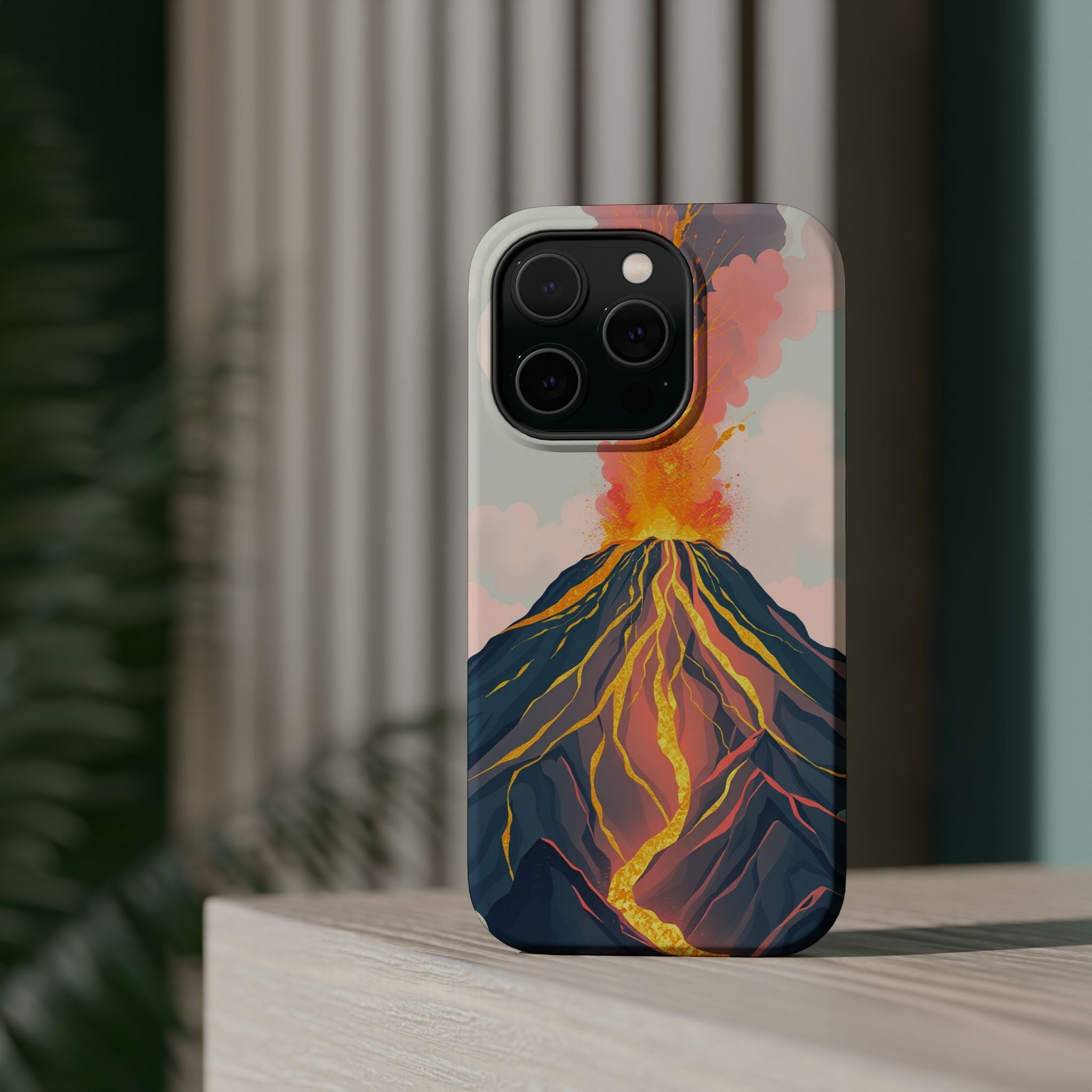 iPhone Volcanic Eruption Gold Foil Luxury Slim iPhone Everyday Designer · iPhone