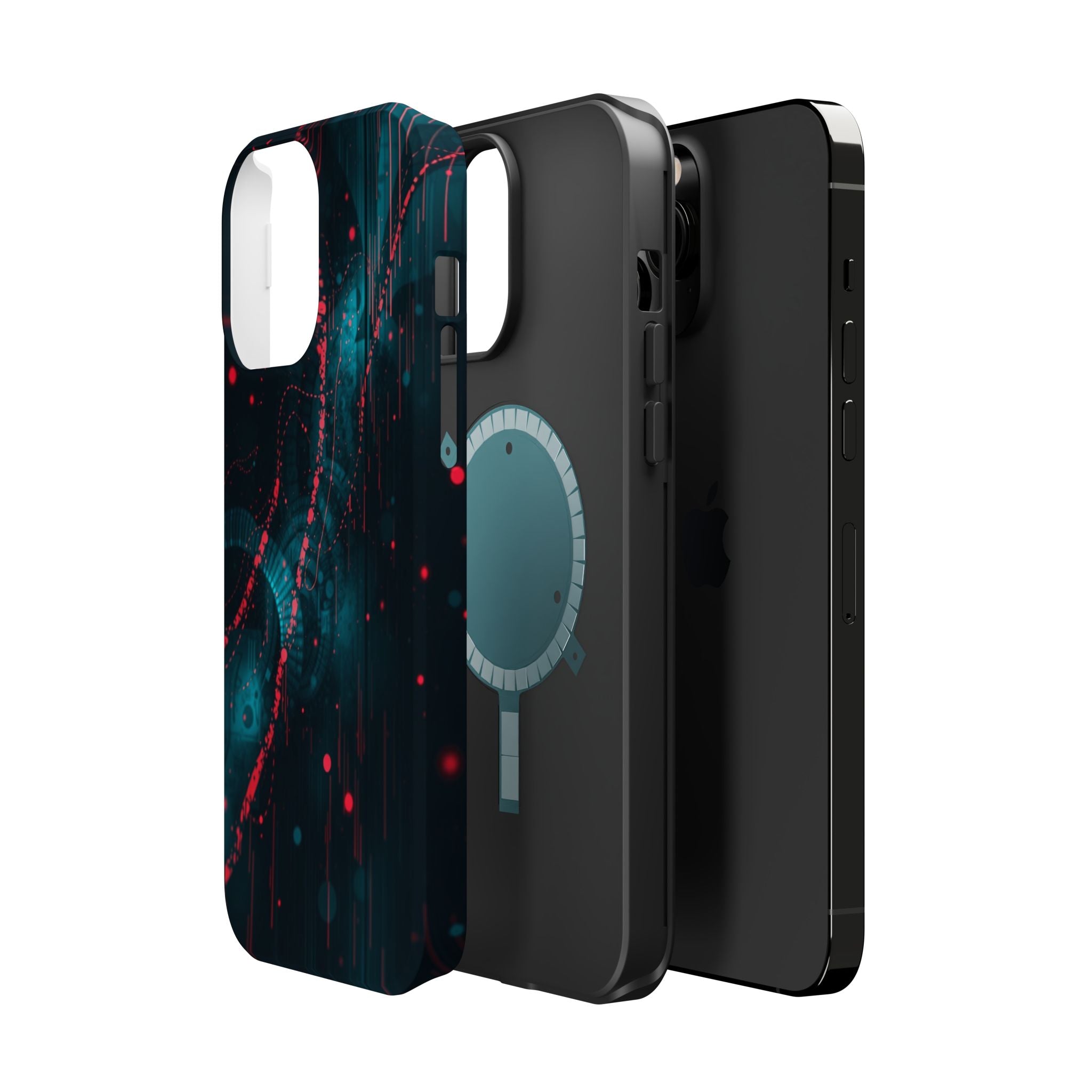 iPhone Digital Noise Cinematic Art Bold Modern Everyday Snap Case · iPhone Case