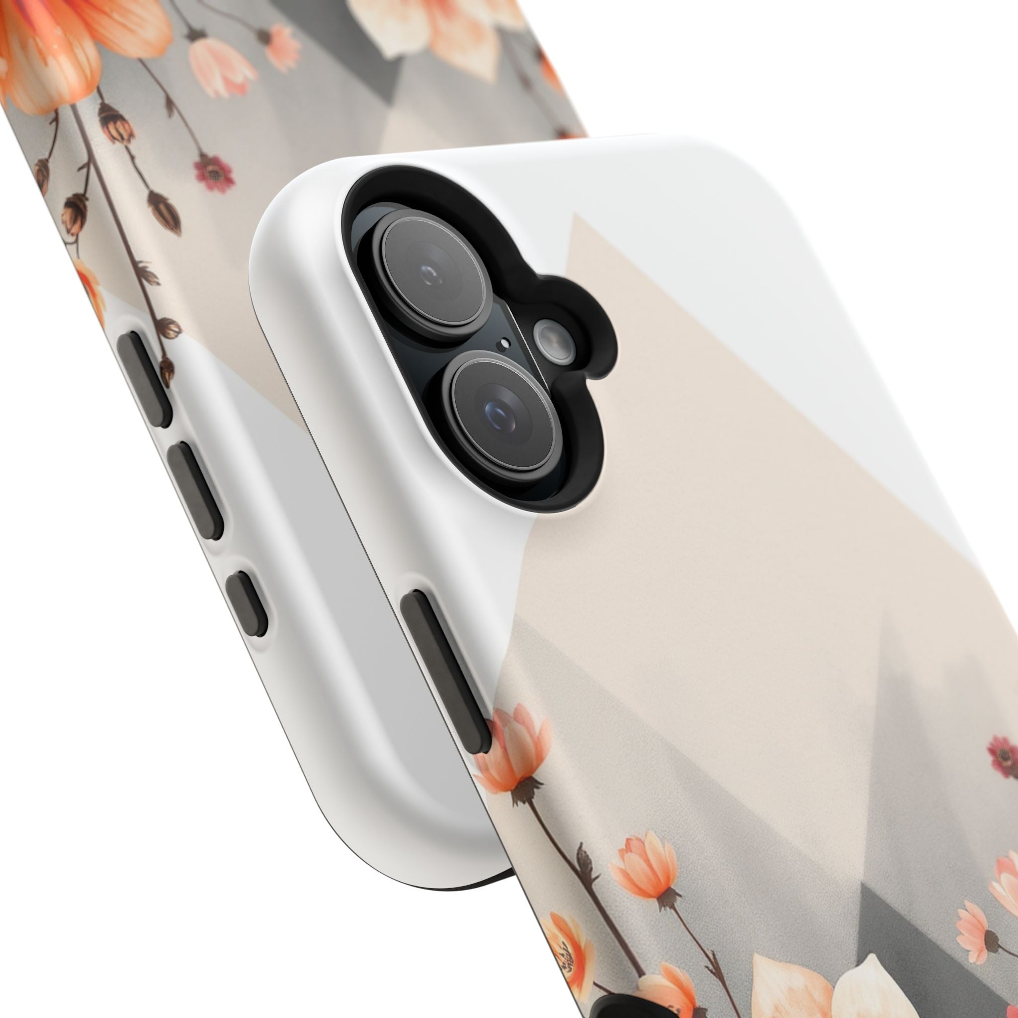 iPhone Floral Geometric Vibrant Design Slim Snap Case · iPhone Case