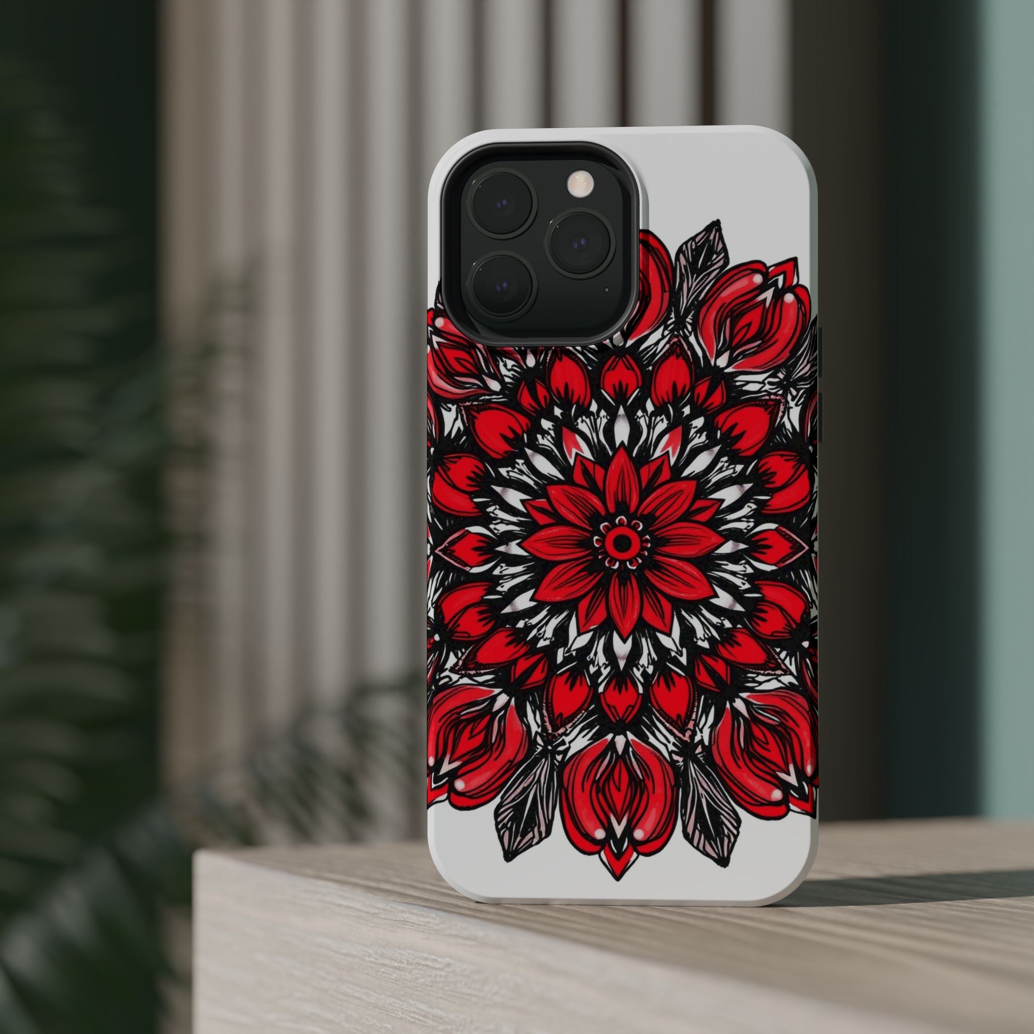 iPhone Floral Mandala Hand-Drawn Sketch Slim Everyday iPhone Designer · iPhone C