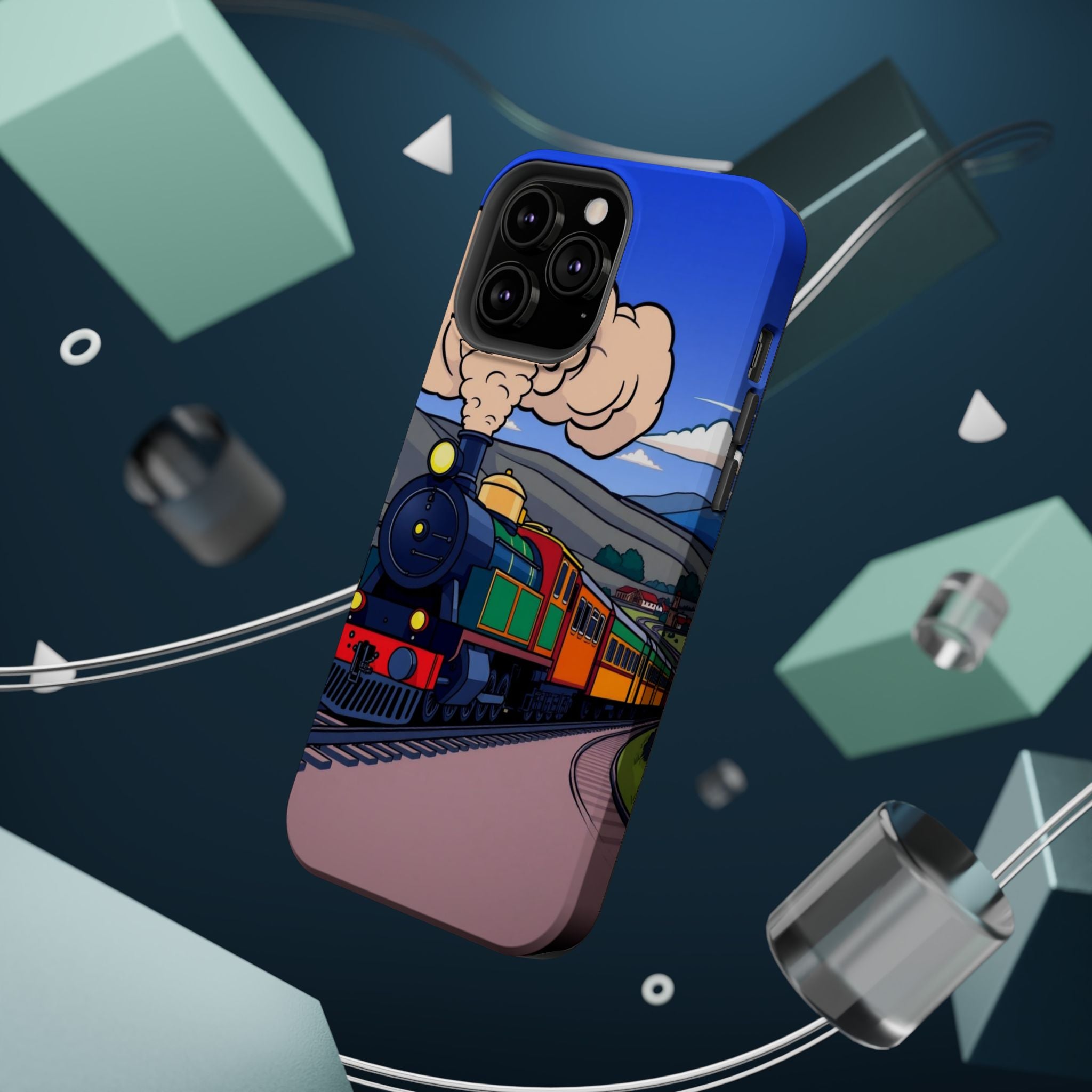 iPhone Steam Locomotive Puff Kids Fun iPhone Phone Case Gift Slim · iPhone Case