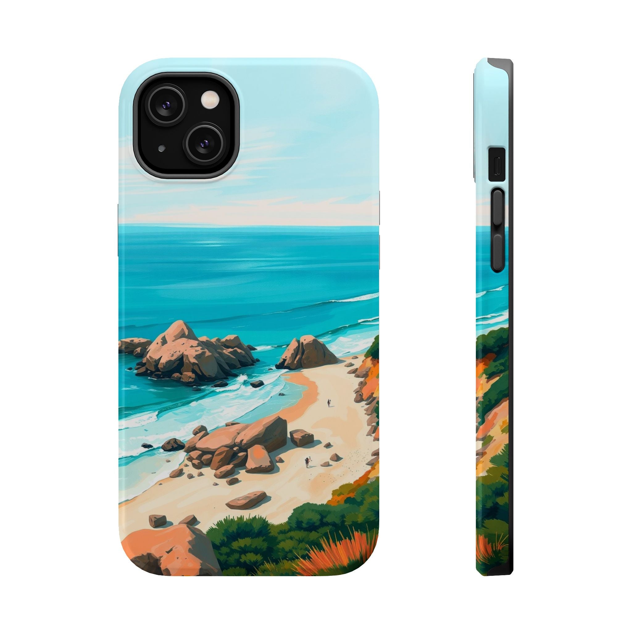iPhone Pebble Beach Cinematic Art Bold Modern Everyday Snap Case · iPhone Case
