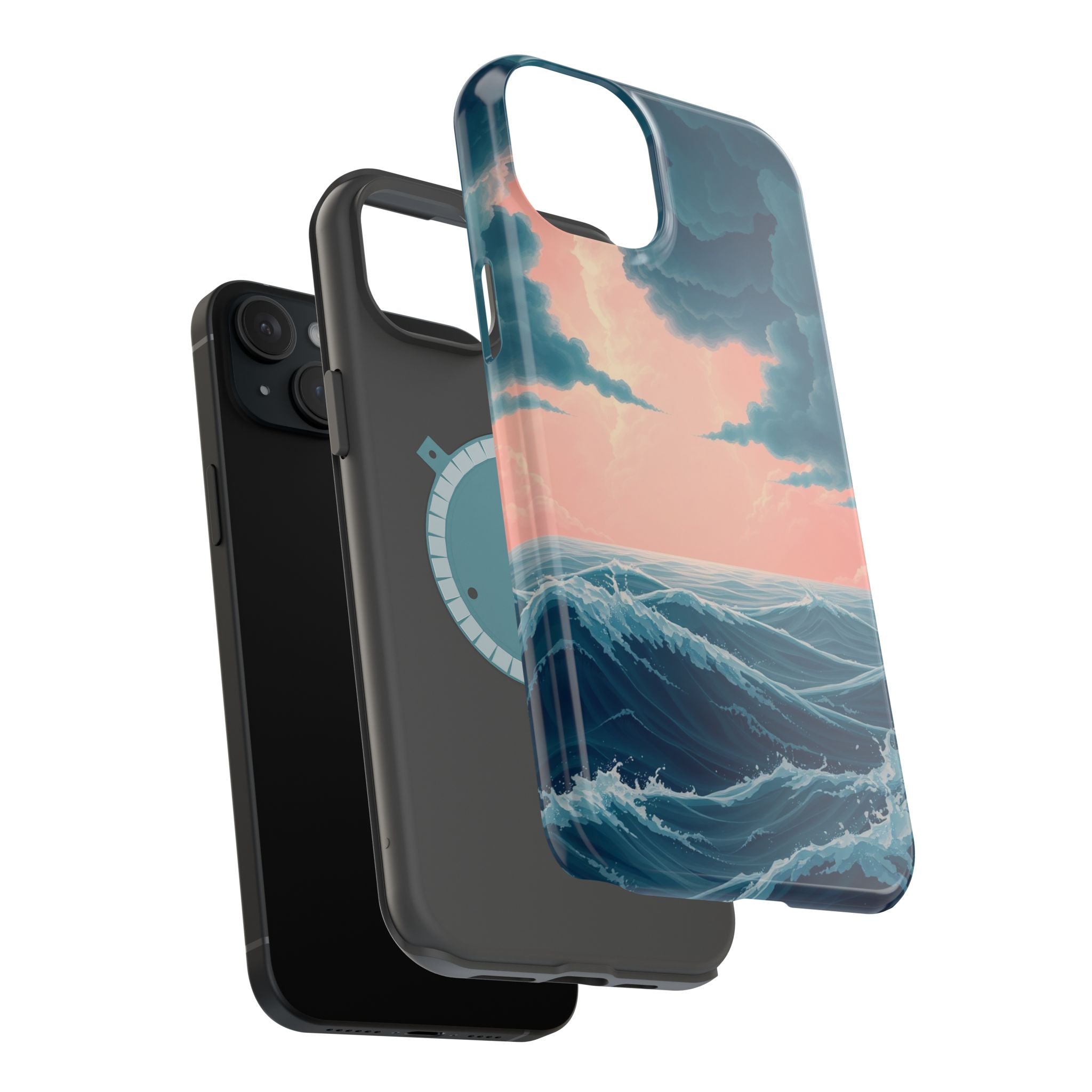 iPhone Storm at Sea 3D Digital Slim Everyday Designer Case · iPhone Case