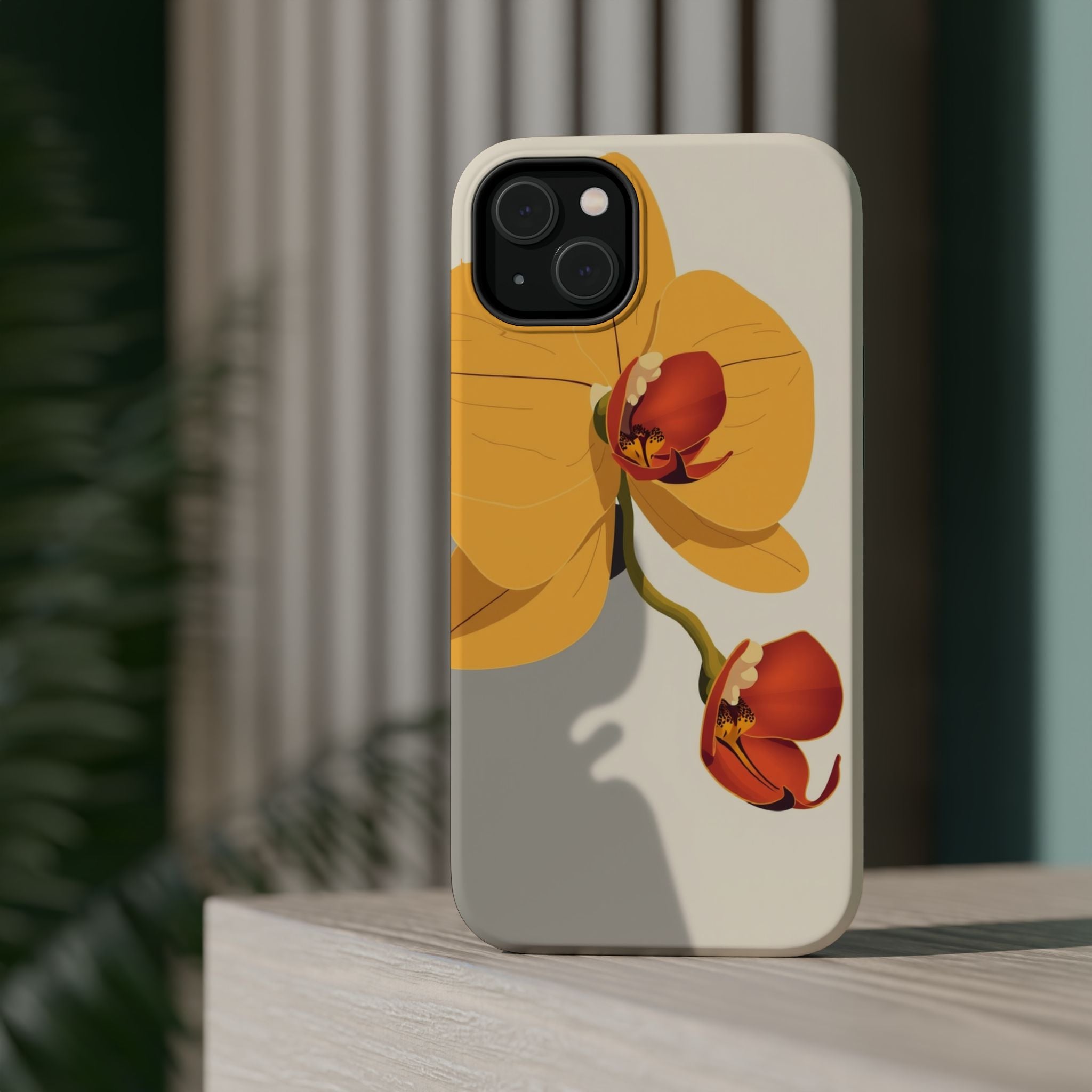 iPhone Vibrant Orchid Study Design Bold Modern Everyday Snap Case · iPhone Case