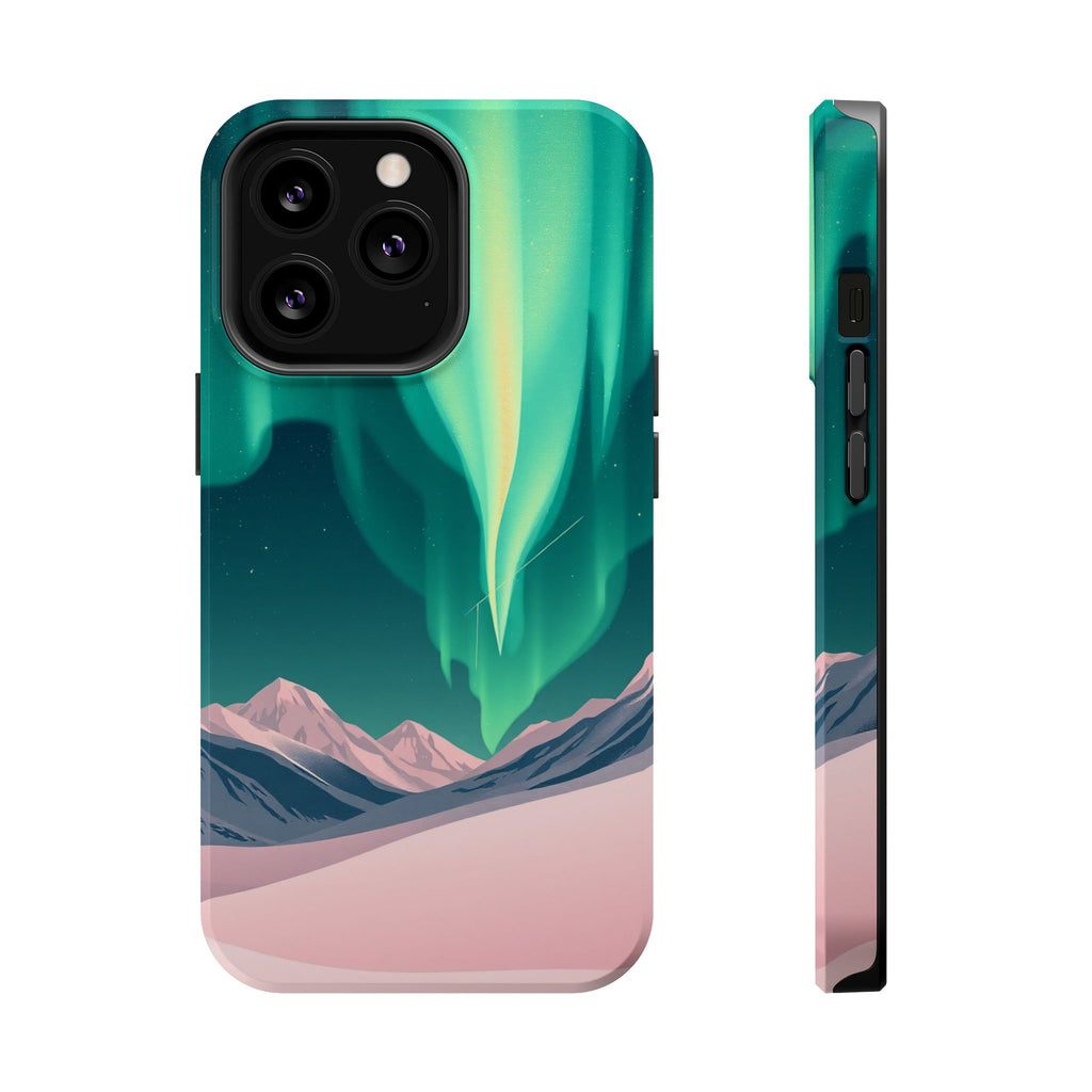 iPhone Mint And Blush Northern Lights Slim Everyday iPhone 14 Designer · iPhone