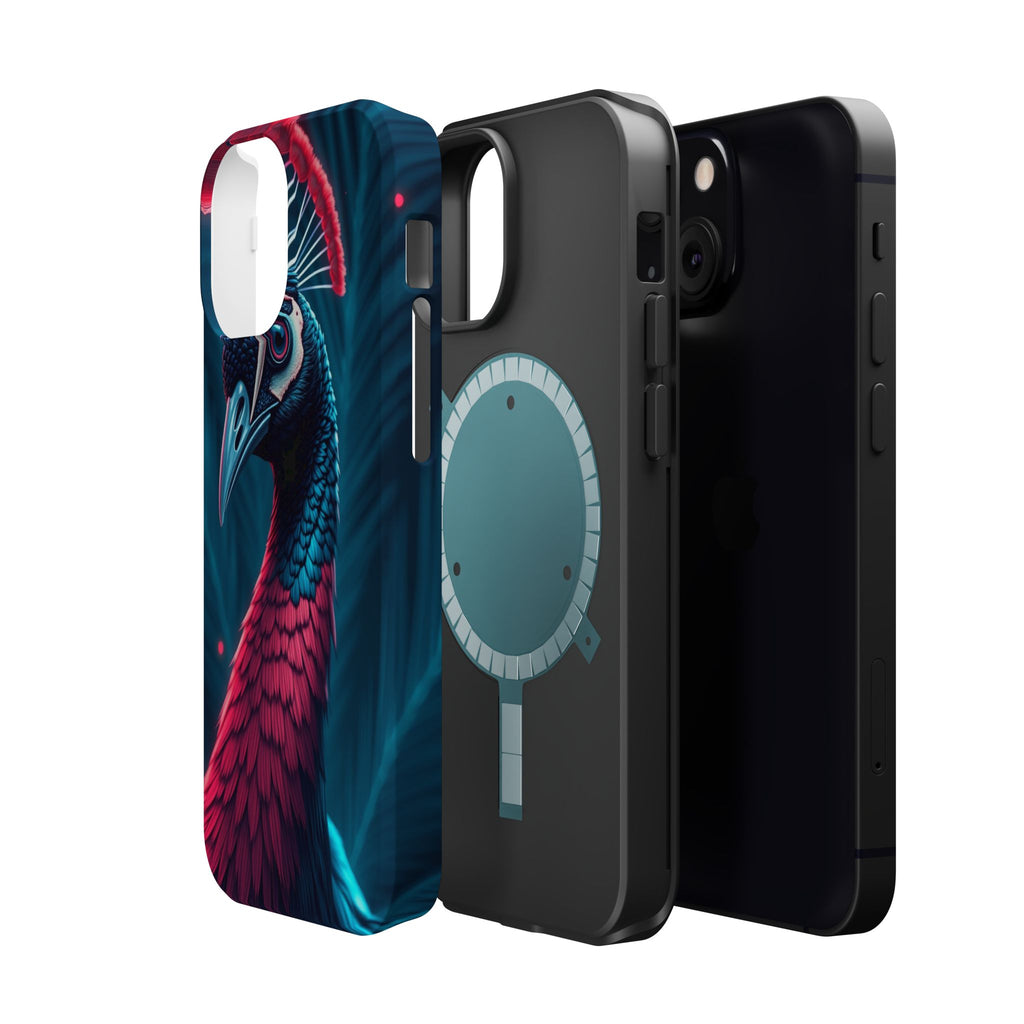 iPhone Nouveau Peacock Electric Art Slim Everyday Designer Case · iPhone Case