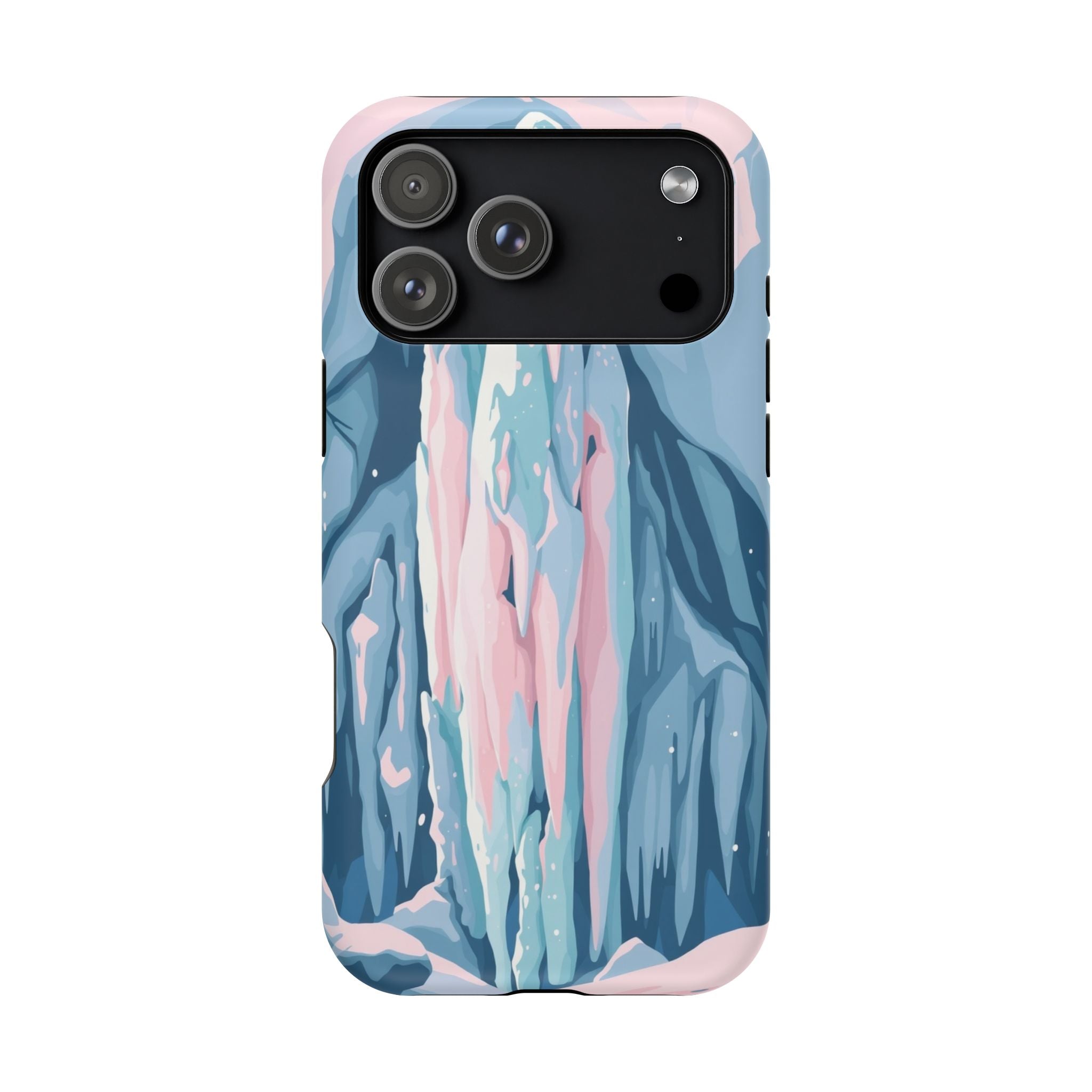 iPhone Mint And Blush Icicle Formation Slim Everyday Designer Case · iPhone Case