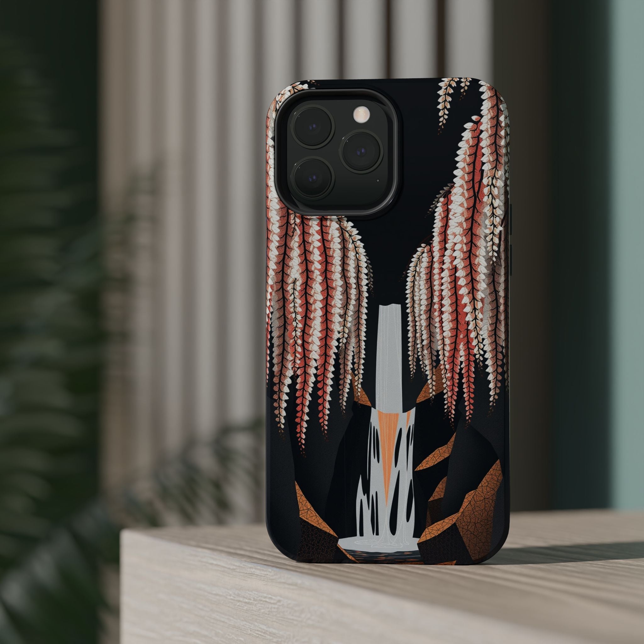 iPhone Earthy Wisteria Cascade Design Slim Everyday iPhone 10 Designer · iPhone