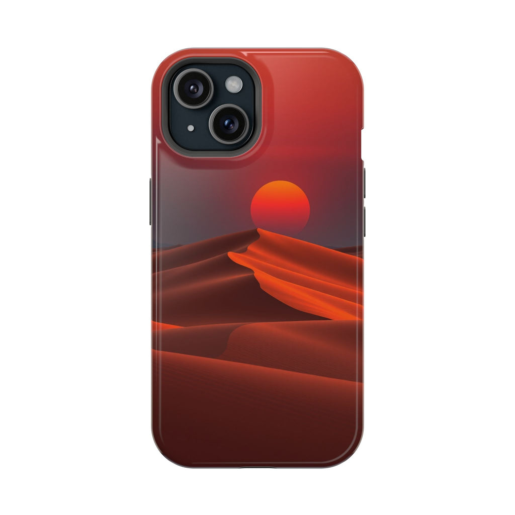 iPhone Sand Dunes at Dusk Electric Art Slim Everyday Designer Case · iPhone Case