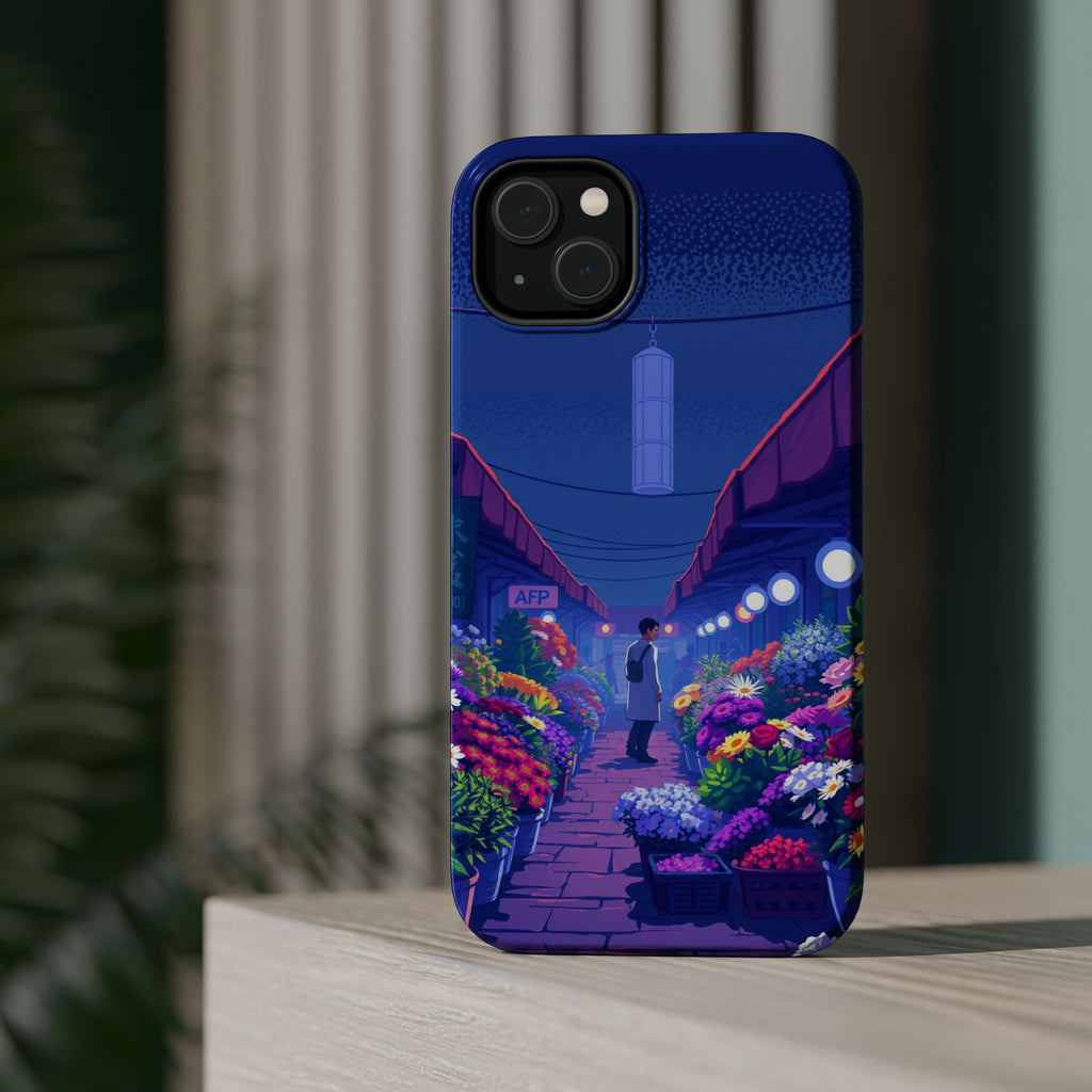 iPhone Flower Market Electric Art Bold Modern Everyday Snap Case · iPhone Case
