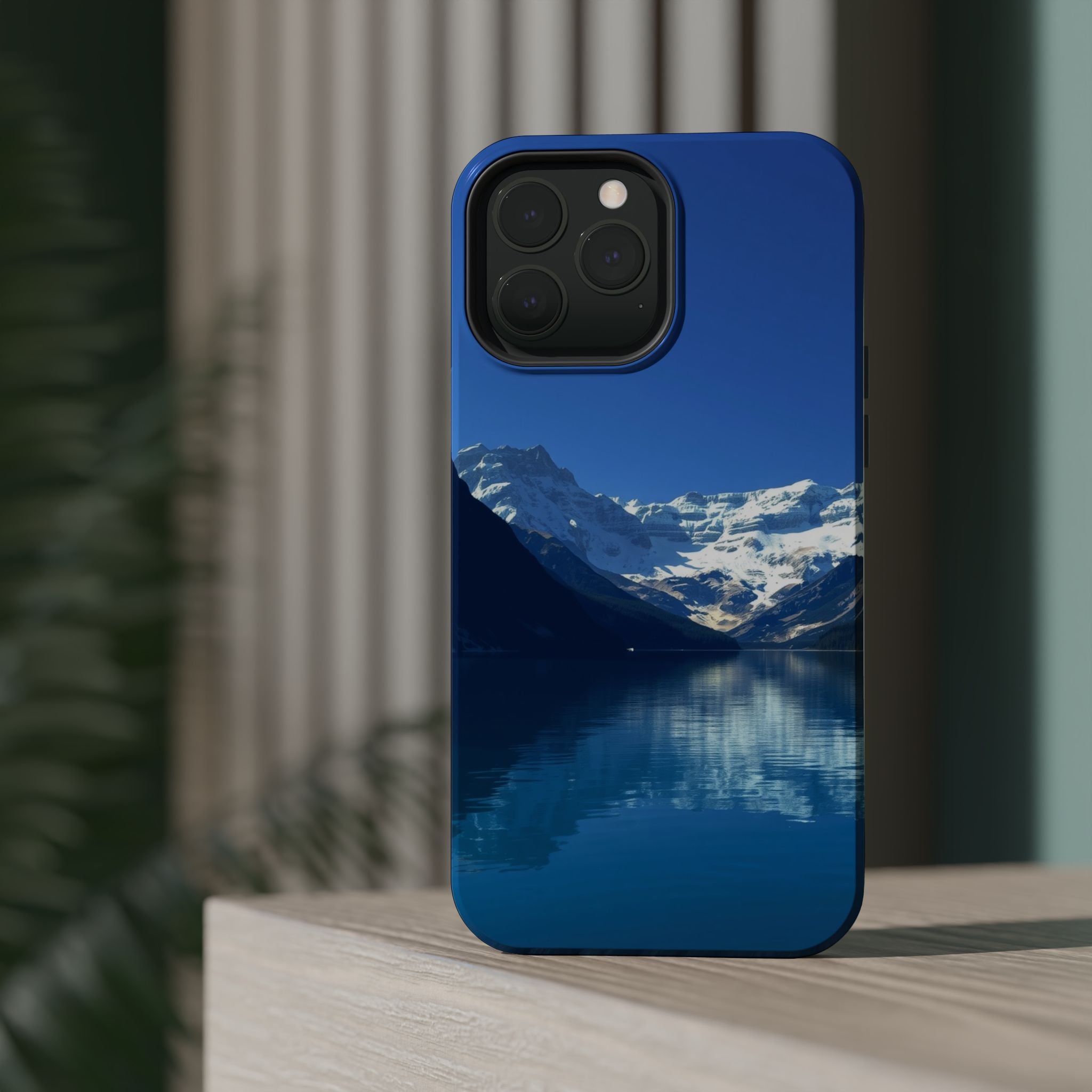 iPhone Glacier Lake Cinematic Art Bold Modern Everyday Snap Case · iPhone Case