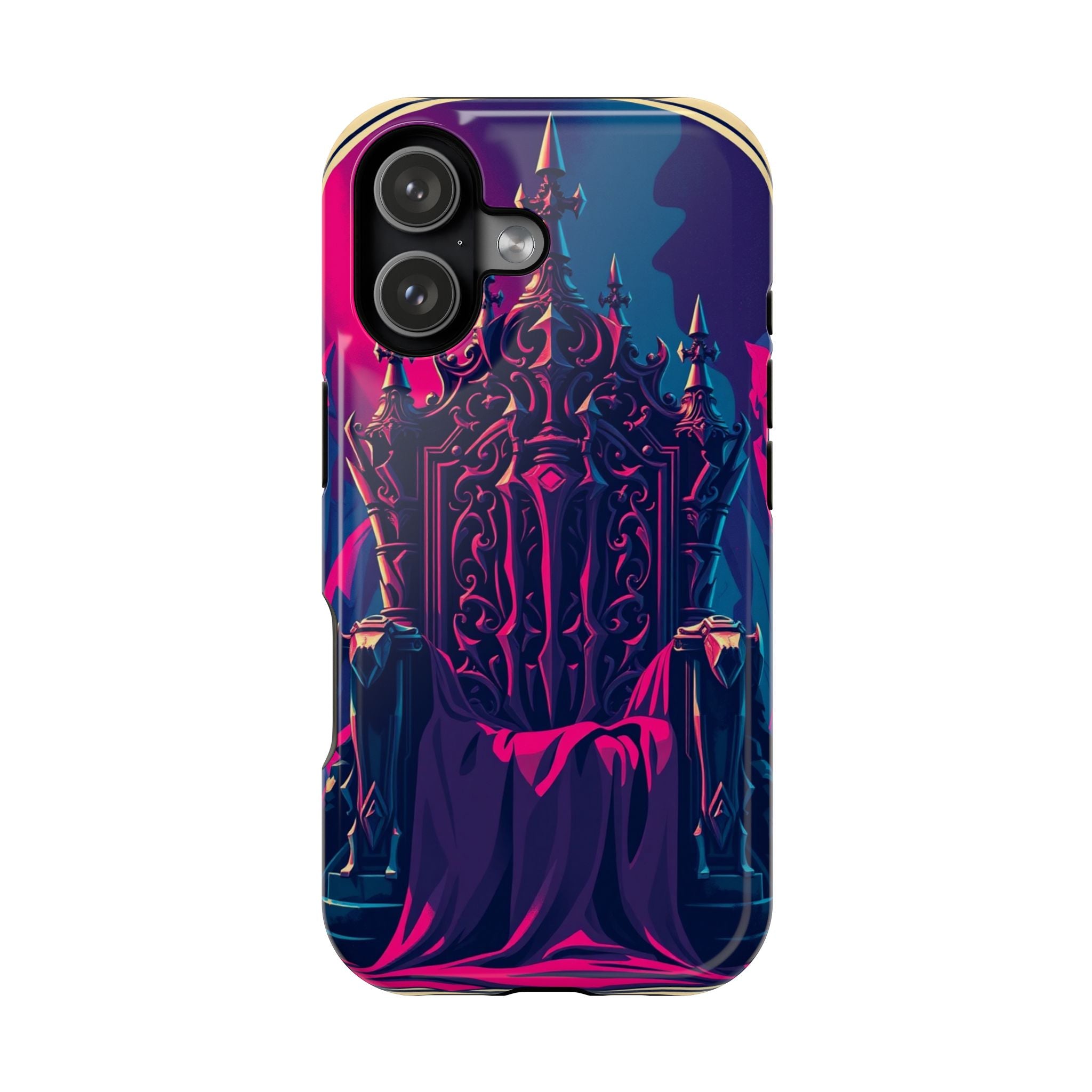 iPhone Lich King Throne Vintage Retro Poster Slim Everyday Designer Case · iPhon