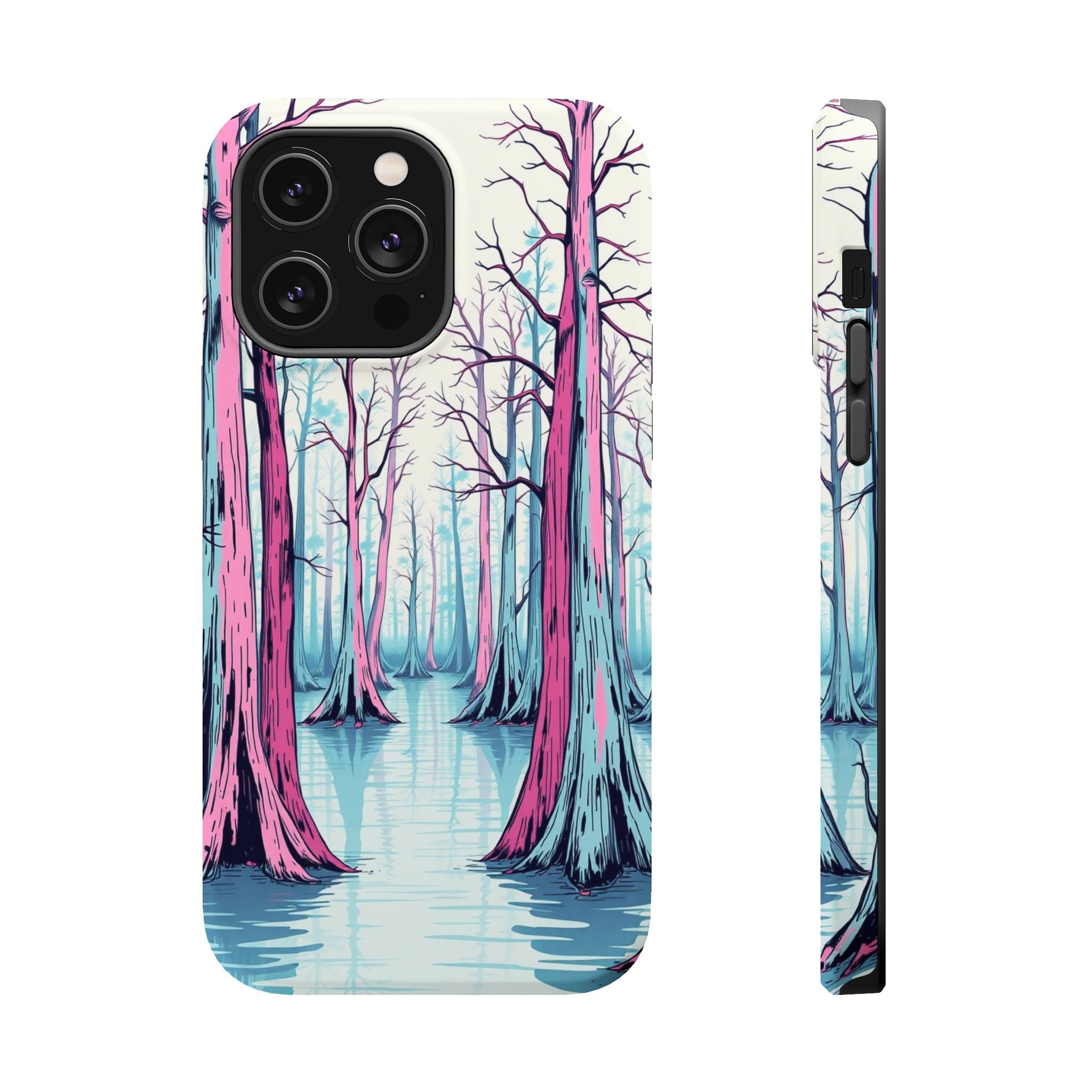 iPhone Cypress Swamp Hand-Drawn Sketch Slim Everyday Designer Case · iPhone Case