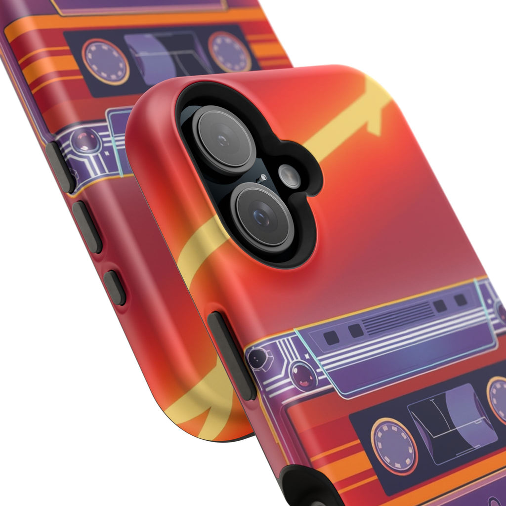 iPhone Cassette Tape Rewind Bold Art Slim Everyday Designer Case · iPhone Case