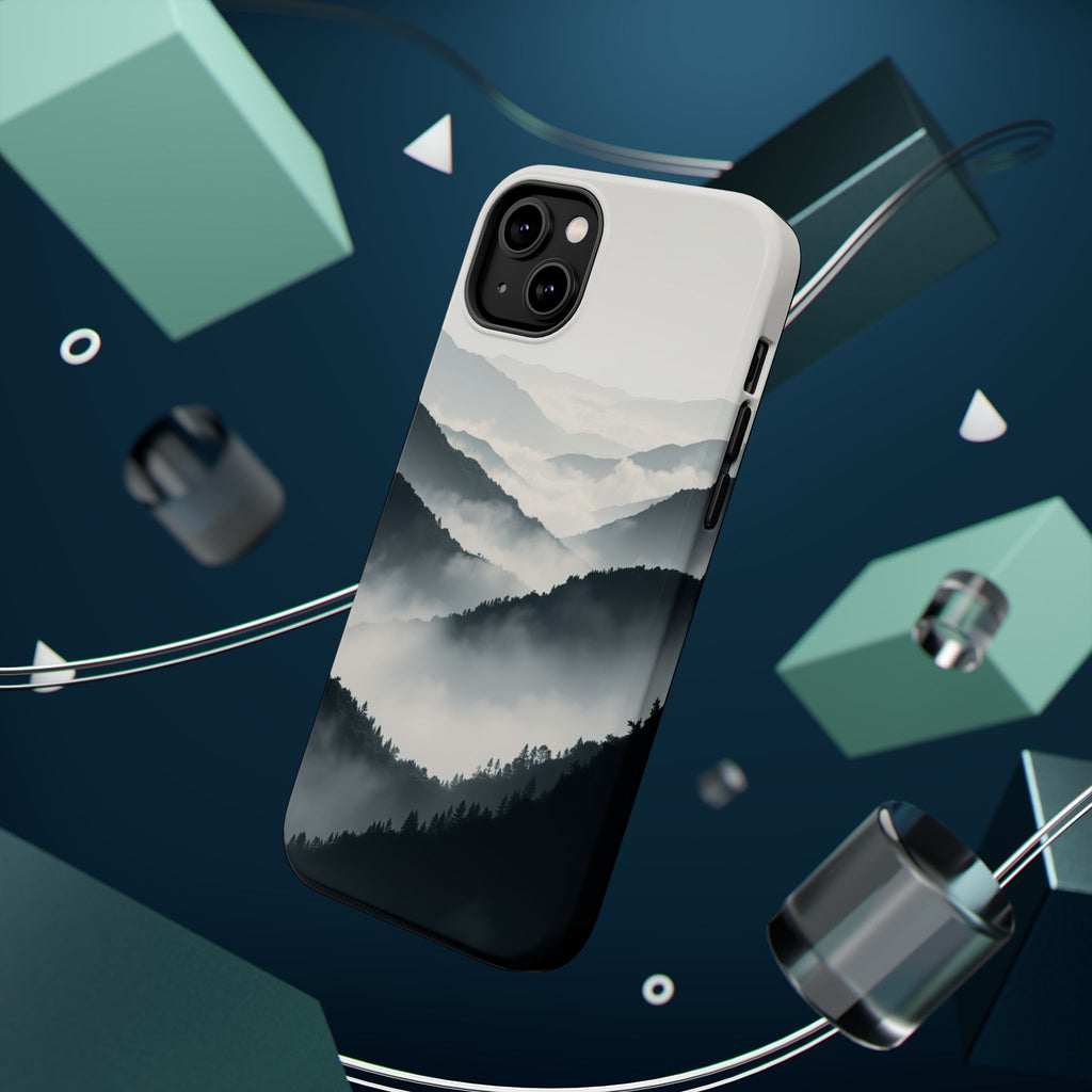 iPhone Dreamy Fog Rolling Over Hills Design Slim iPhone Everyday · iPhone Case