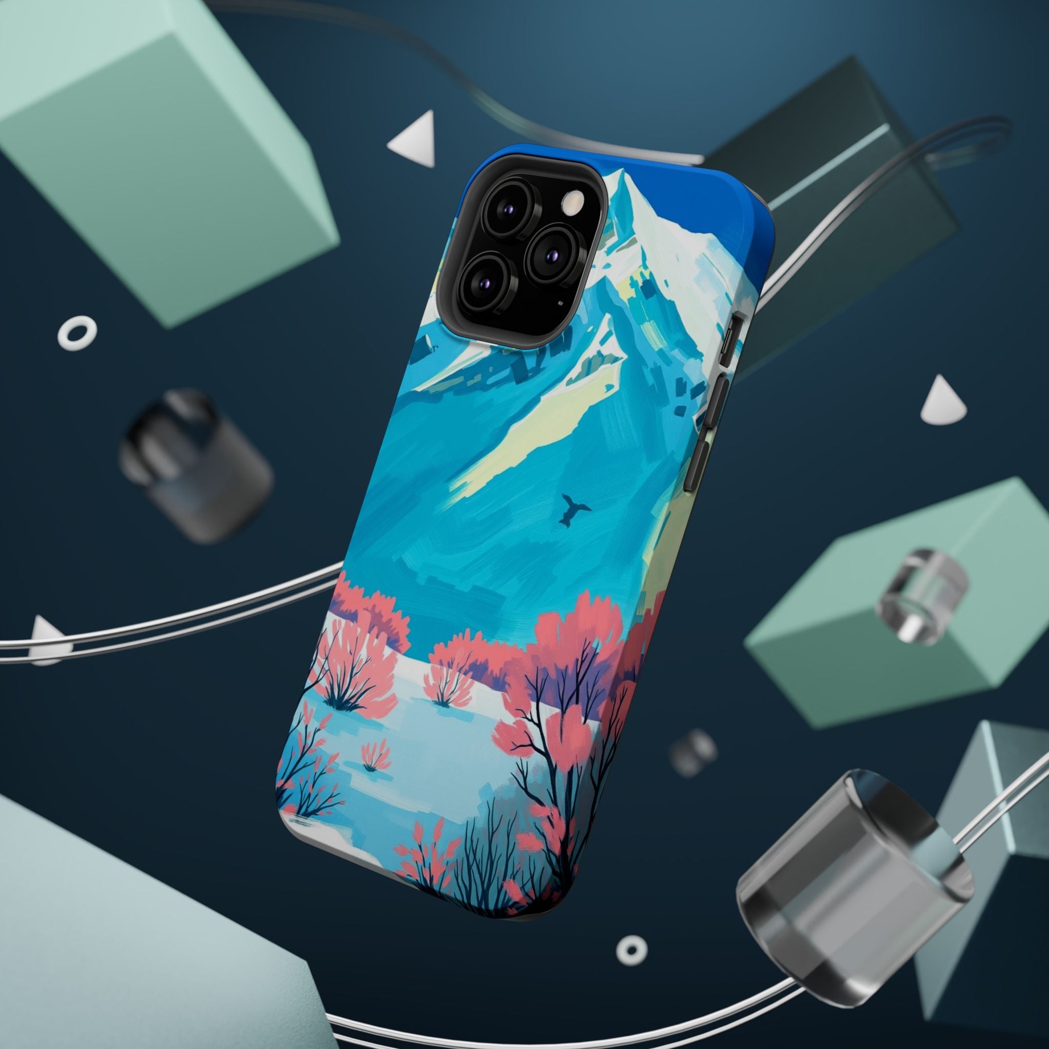iPhone Snow Field Electric Art Slim Everyday Designer Case · iPhone Case