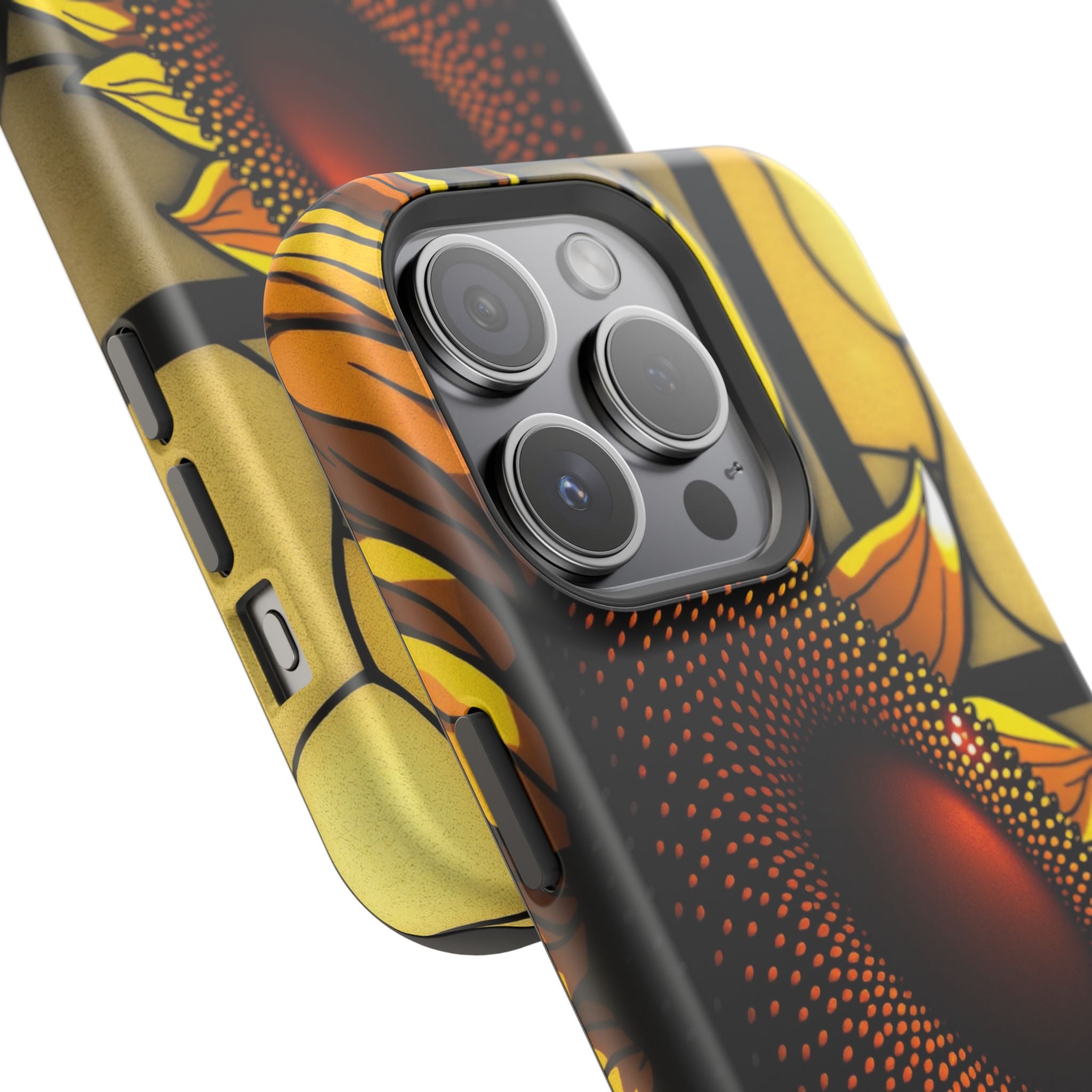 iPhone Sunflower Pop Stained Glass Bold Modern Everyday Snap Case · iPhone Case