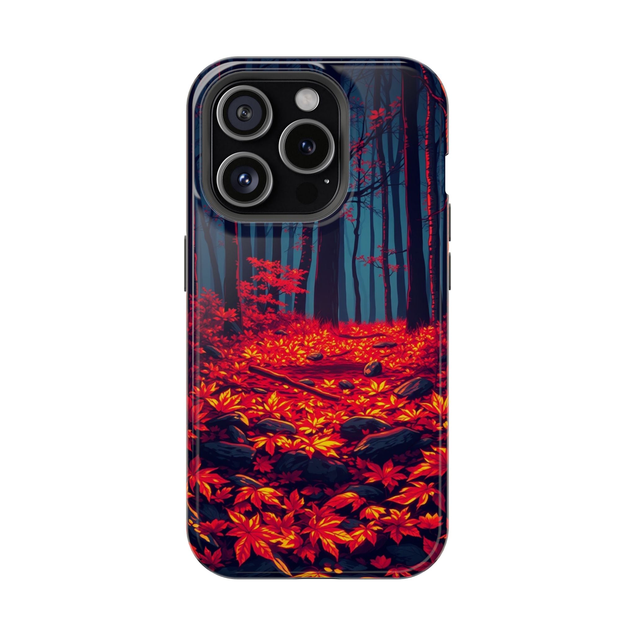 iPhone Black And Crimson Autumn Forest Floor Slim iPhone Everyday · iPhone Case