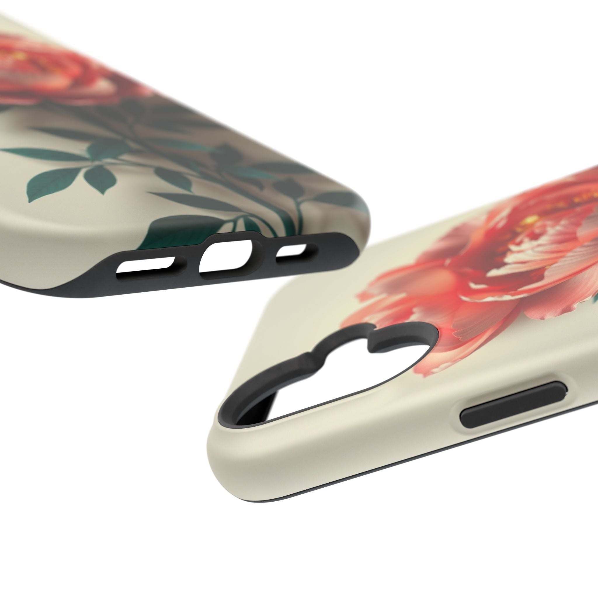 iPhone Emerald Green And Gold Peony Bouquet Slim iPhone Everyday · iPhone Case