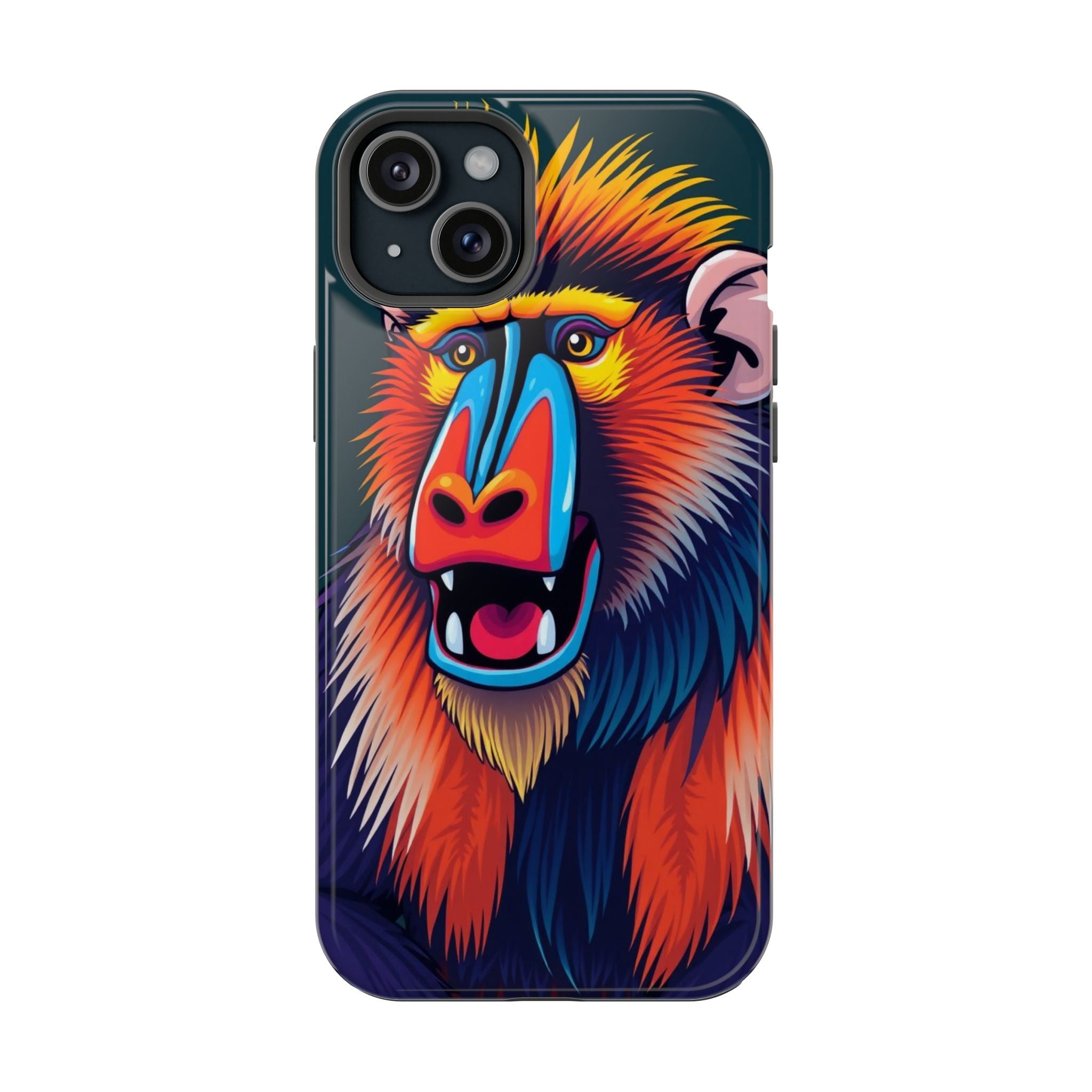 iPhone Mandrill Colorful Face Kids Fun iPhone Phone Case Gift Slim · iPhone Case