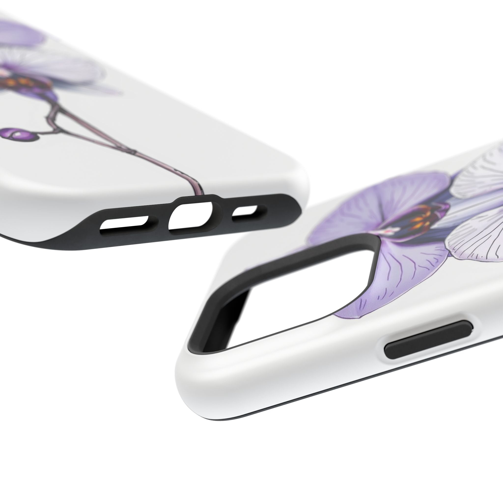 iPhone Orchid Study Hand-Drawn Sketch Slim Everyday Designer Case · iPhone Case