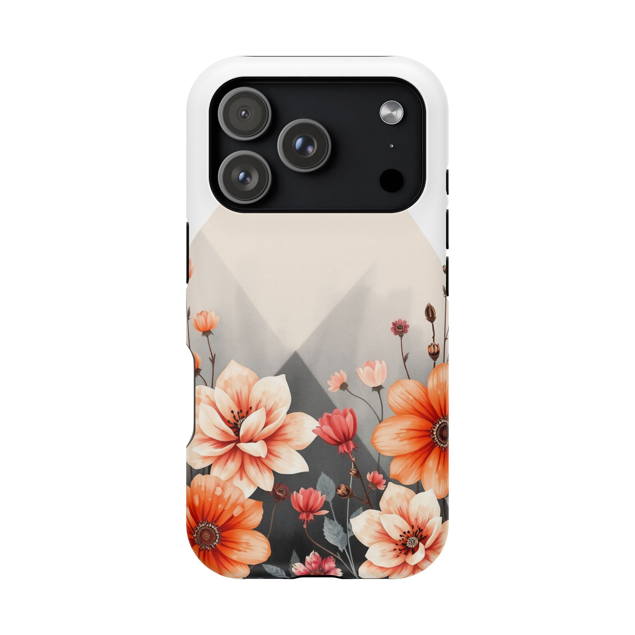 iPhone Floral Geometric Vibrant Design Slim Snap Case · iPhone Case