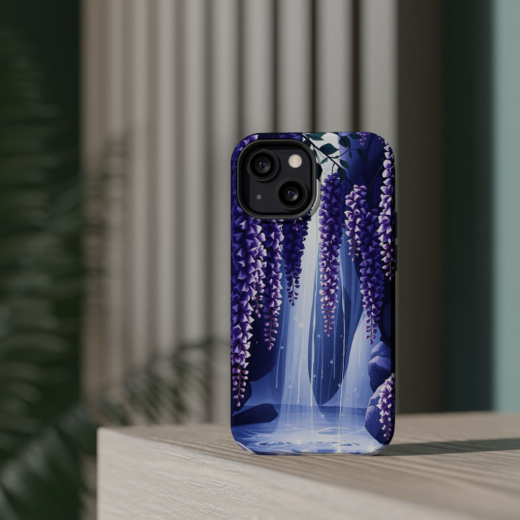 iPhone Wisteria Cascade Serene Design Slim Snap Case Ga · iPhone Case