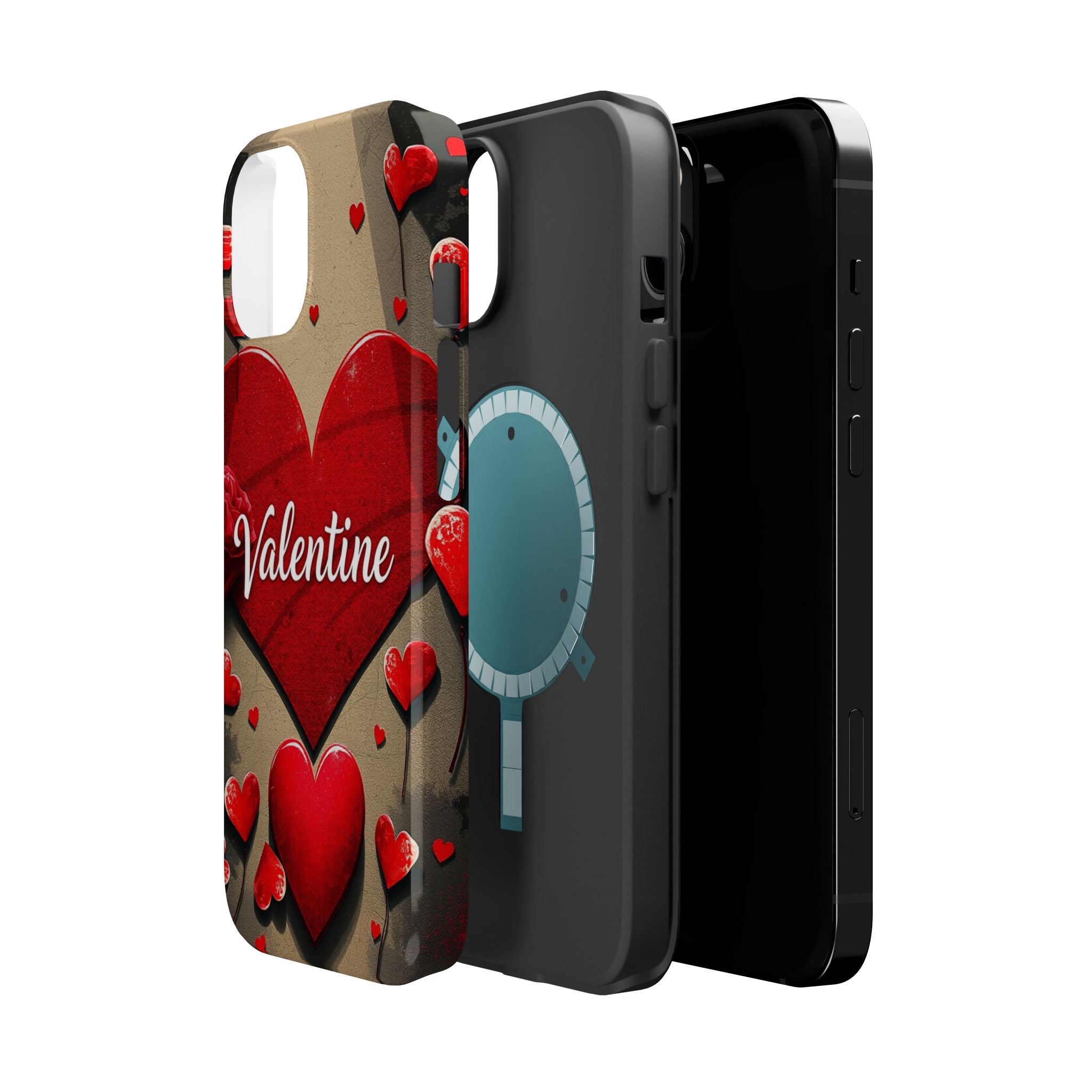 iPhone Serene Vintage Valentine Card Design Slim Everyday Designer Case · iPhone