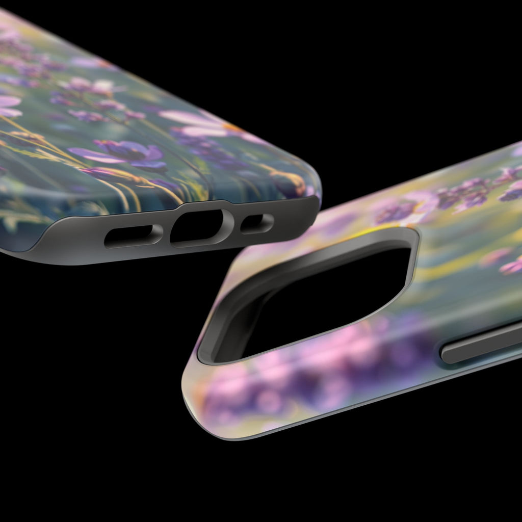 iPhone Lavender And Pearl Wildflower Field Slim iPhone Everyday · iPhone Case