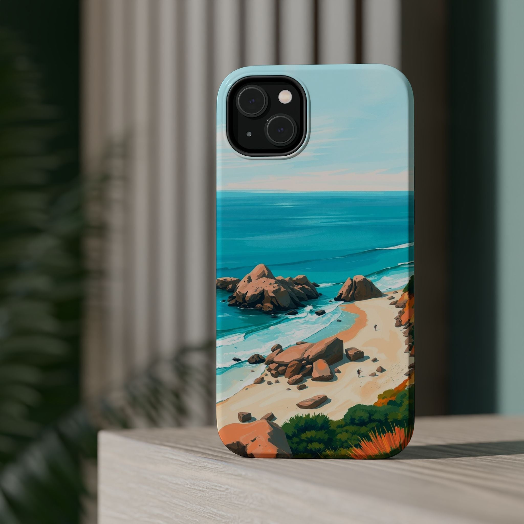 iPhone Pebble Beach Cinematic Art Bold Modern Everyday Snap Case · iPhone Case