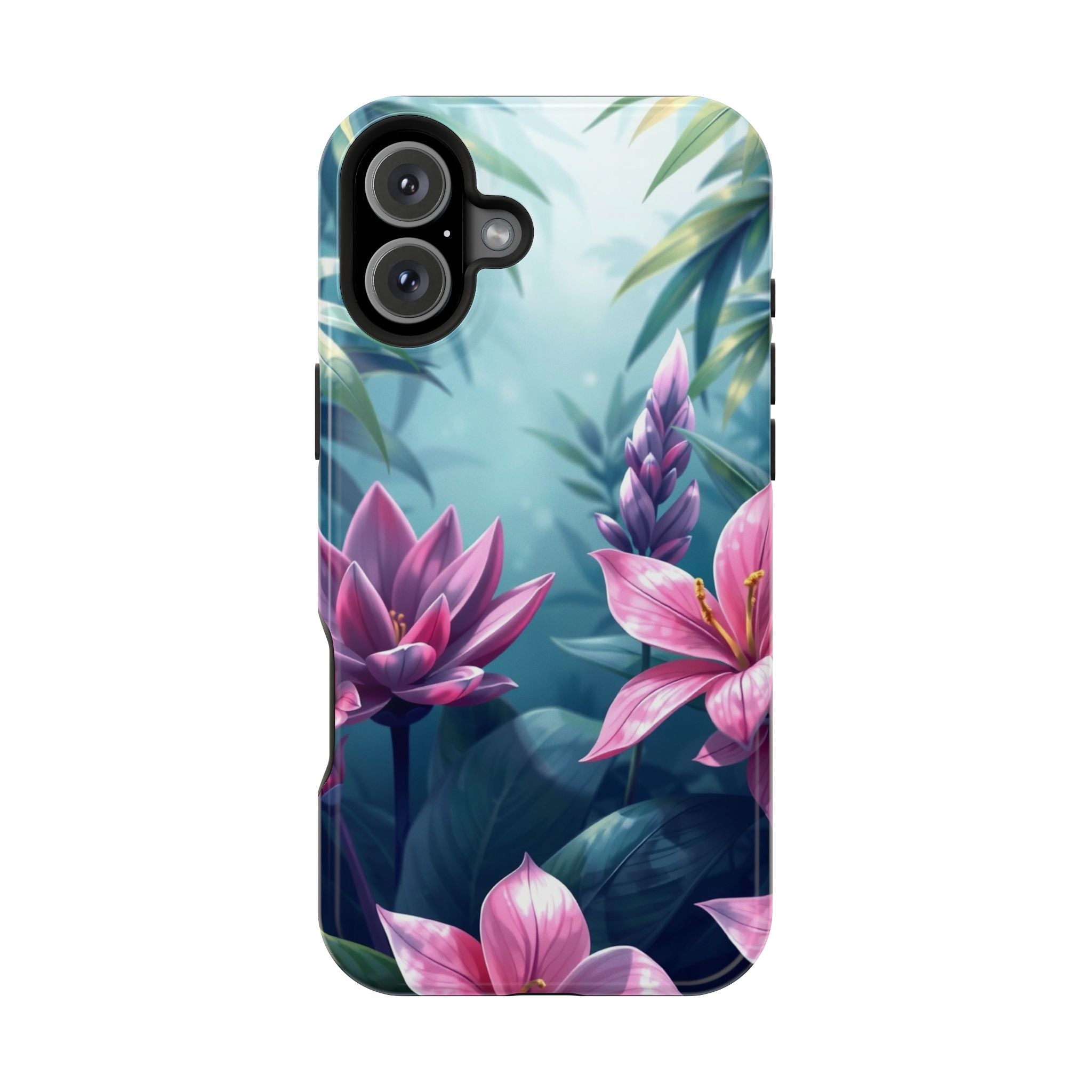 iPhone Indigo And Violet Jungle Floral Slim Everyday Designer Case · iPhone Case