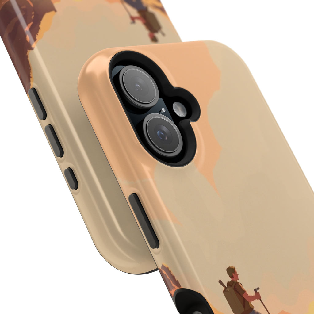 iPhone Burnt Orange And Sand Barely Surviving Slim Everyday Designer Case · iPho