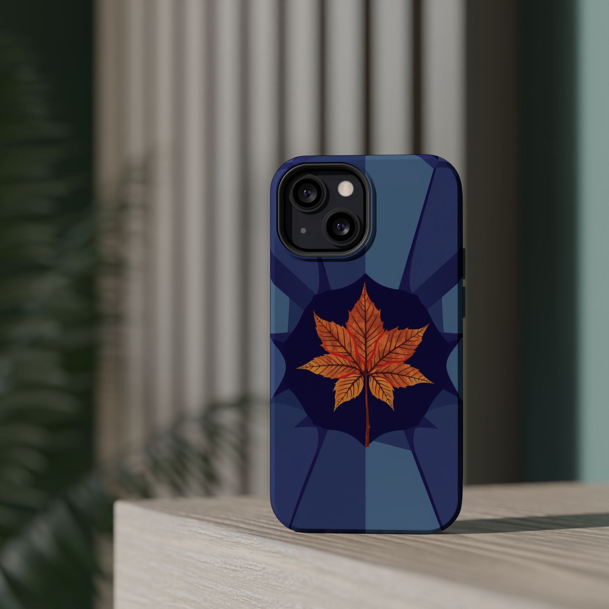 iPhone Autumn Maple Abstract Geometric Slim Everyday Designer Case · iPhone Case