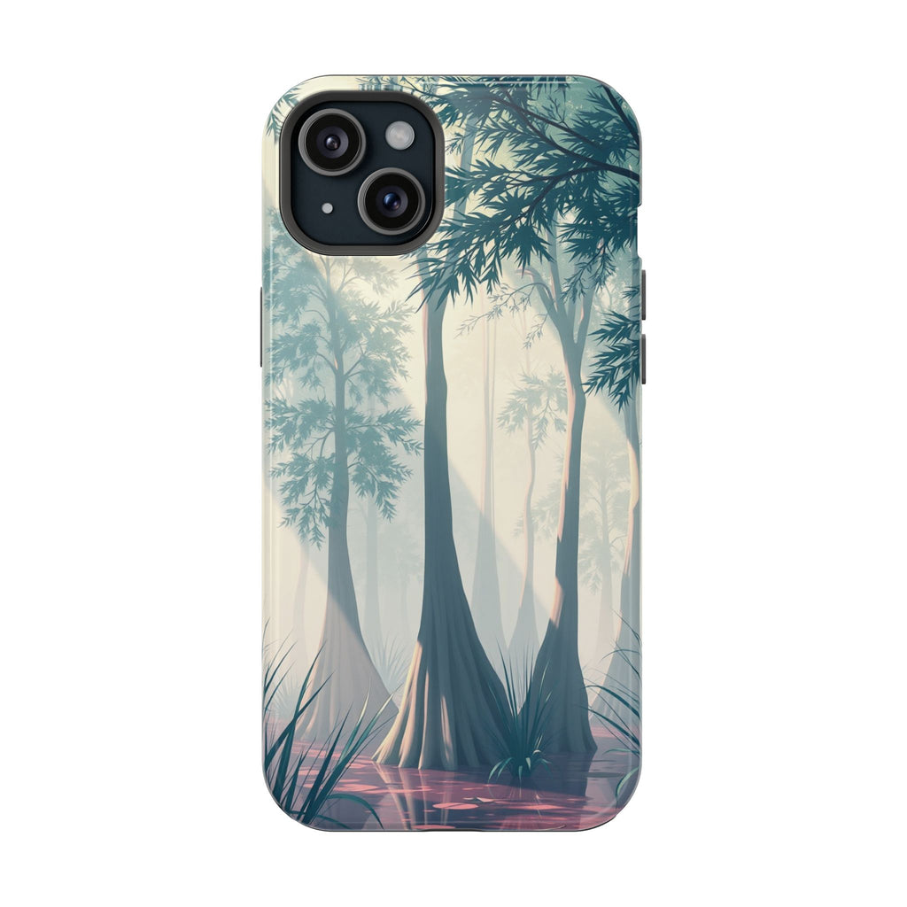 iPhone Mint And Blush Cypress Swamp Slim Everyday Designer Case · iPhone Case