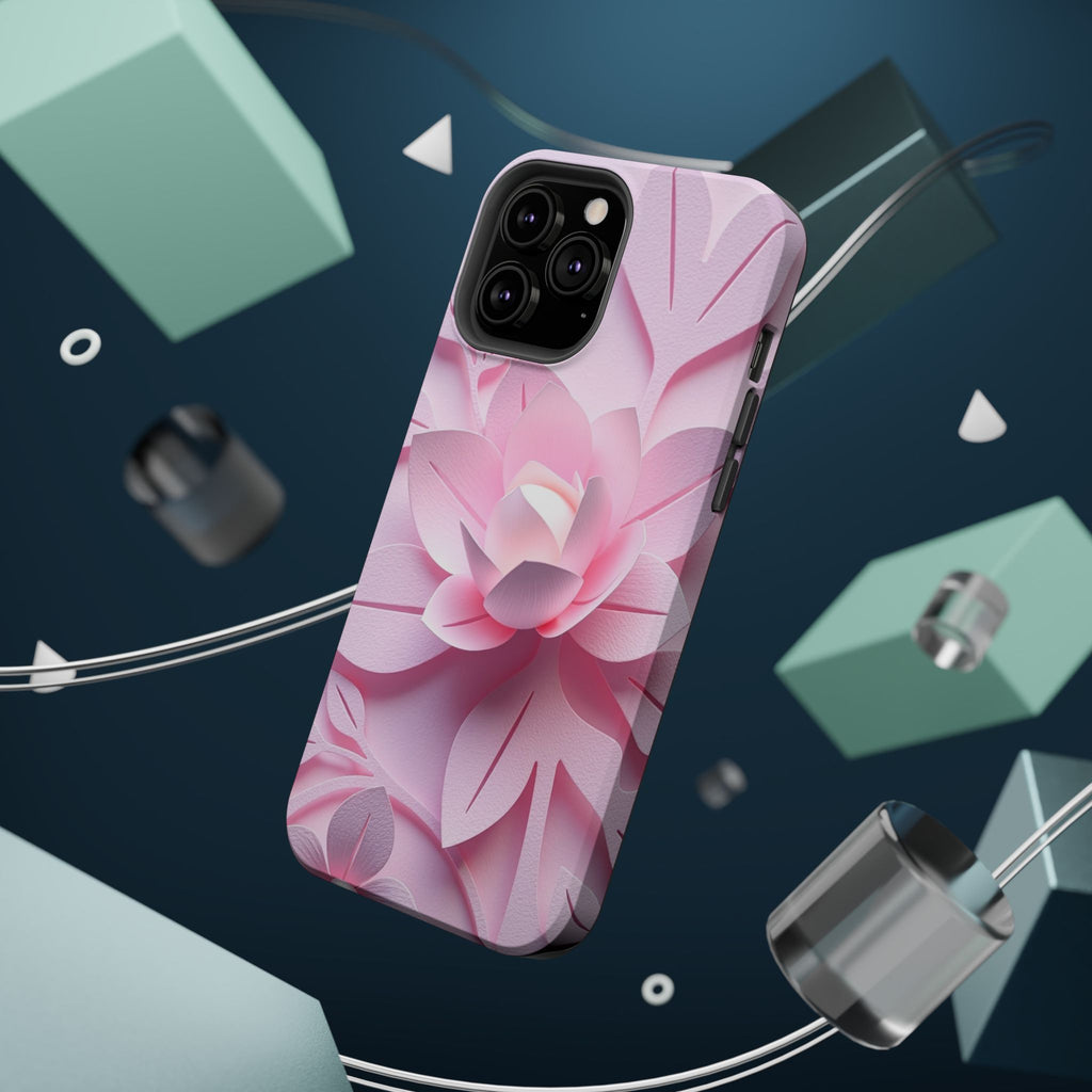 iPhone Floral Geometric Paper Cut Art Slim Everyday Designer Case · iPhone Case