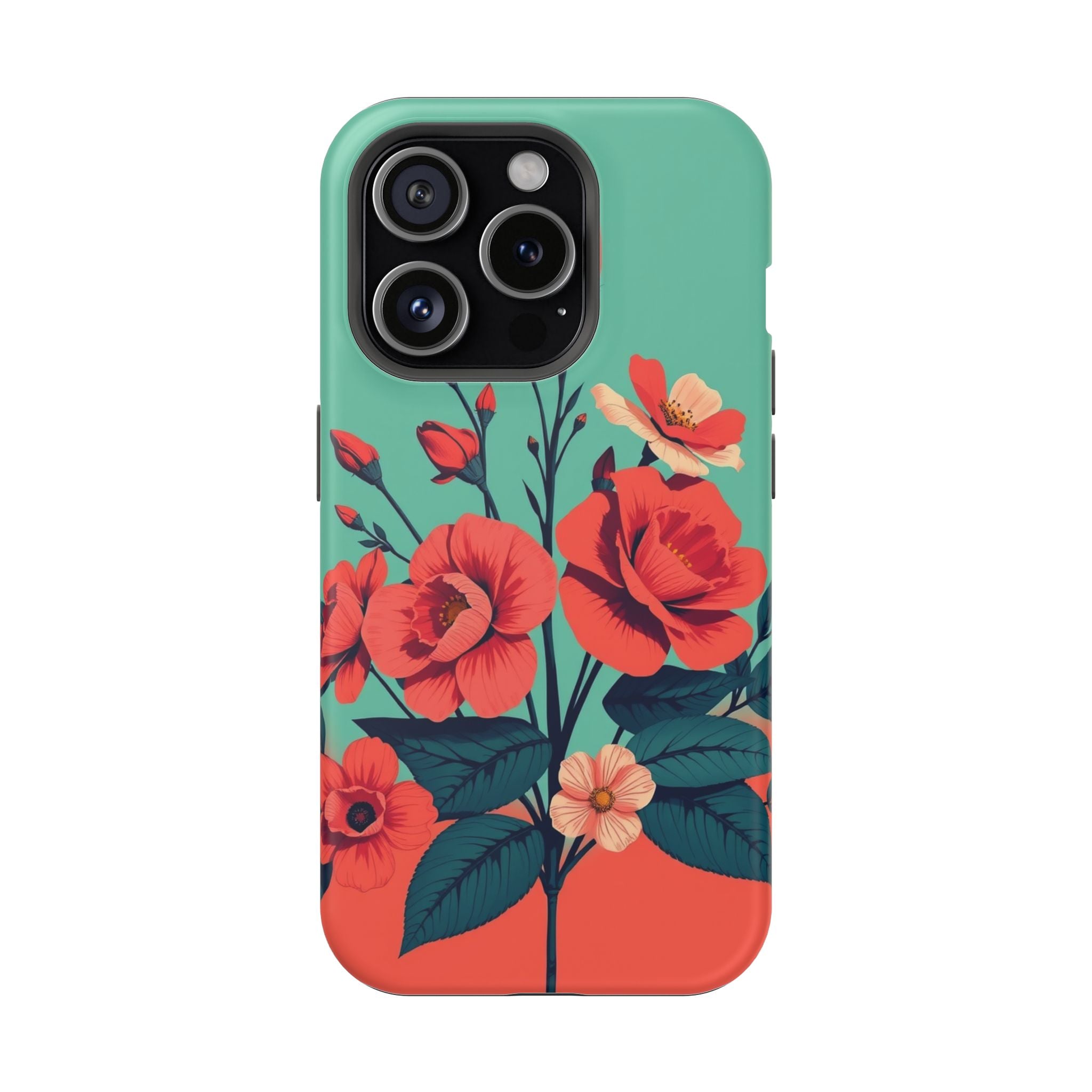 iPhone Pin-up Floral Cinematic Art Bold Modern Everyday Snap Case · iPhone Case