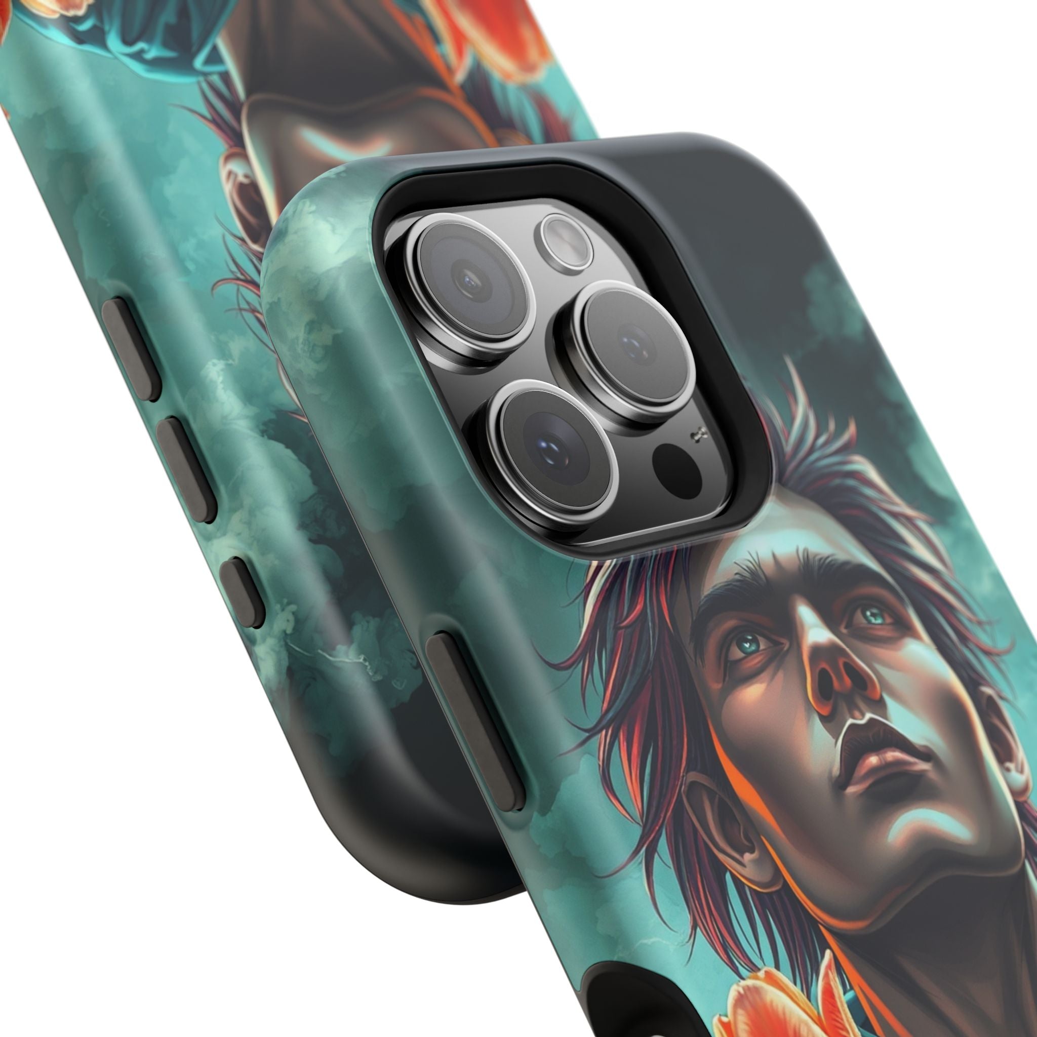 iPhone Tulip Row Electric Art Slim Everyday Designer Case · iPhone Case