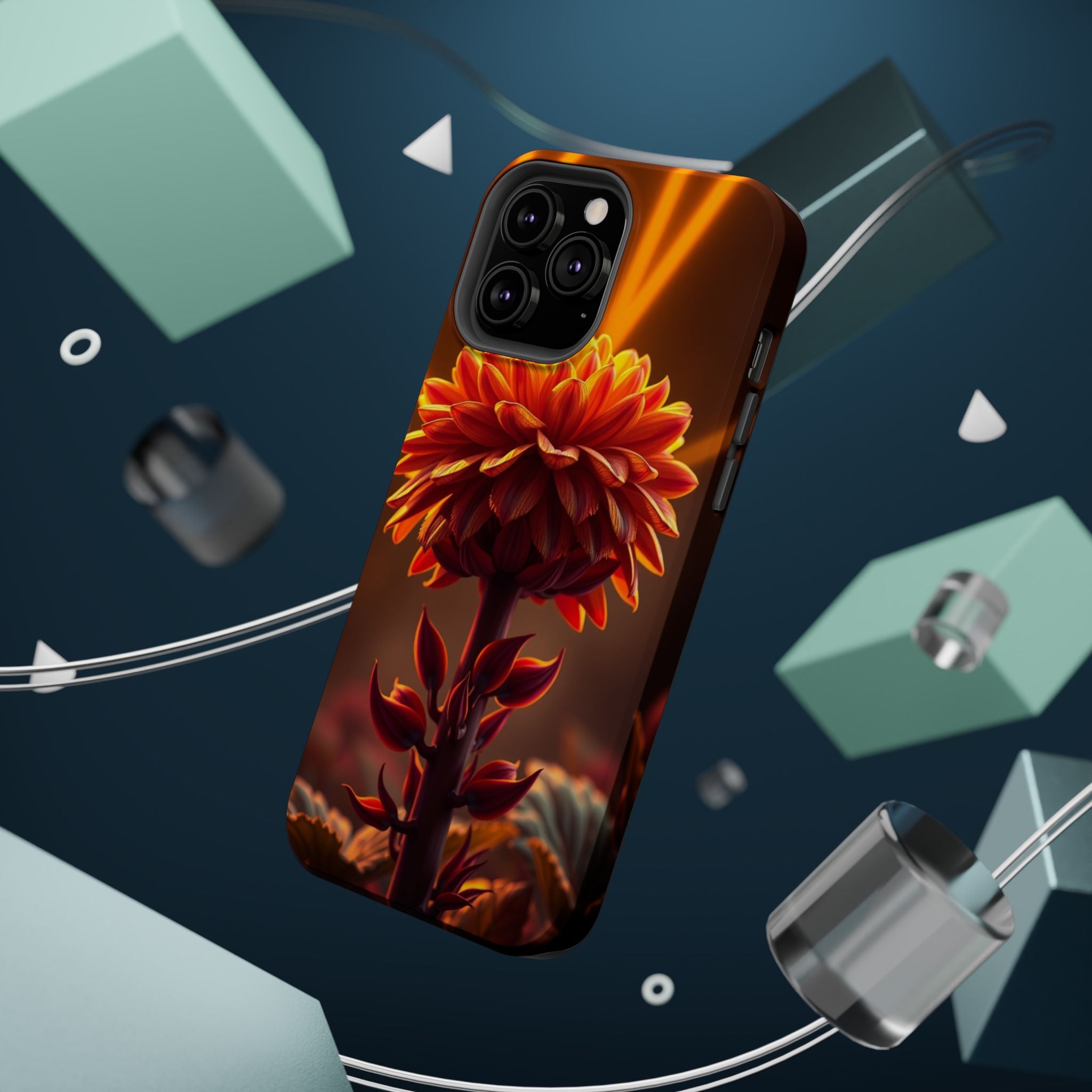 iPhone Mustard And Rust Ranunculus Stack Slim Everyday iPhone Designer · iPhone