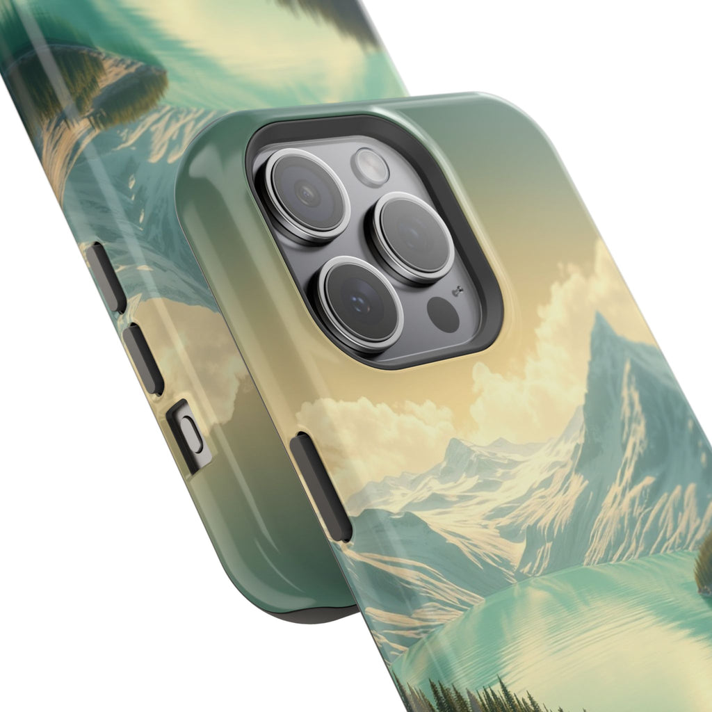 iPhone Glacier Lake Bold Art Slim Everyday Designer Case · iPhone Case